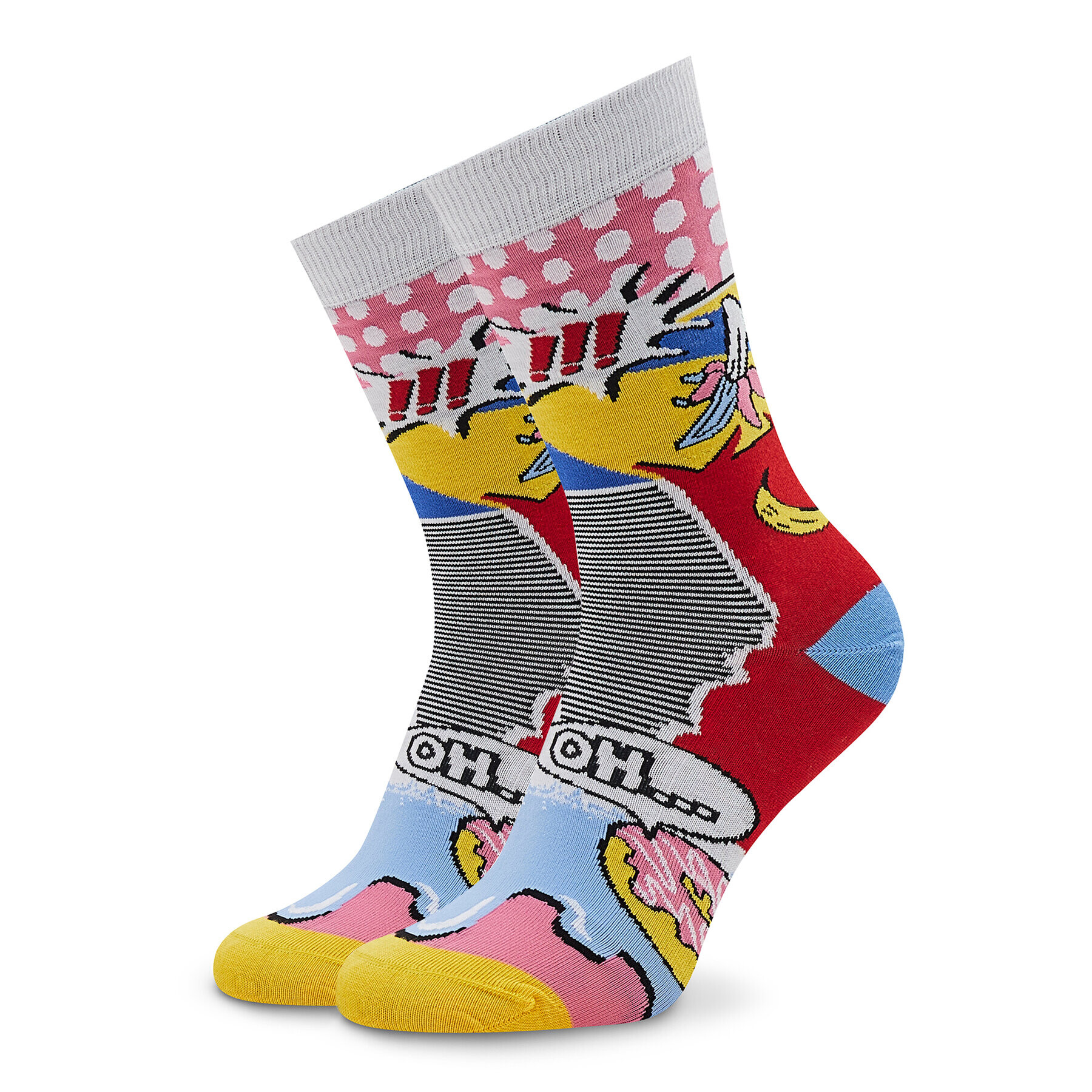 Curator Socks Unisex Magasszárú Zokni Pop Art Színes - Pepit.hu