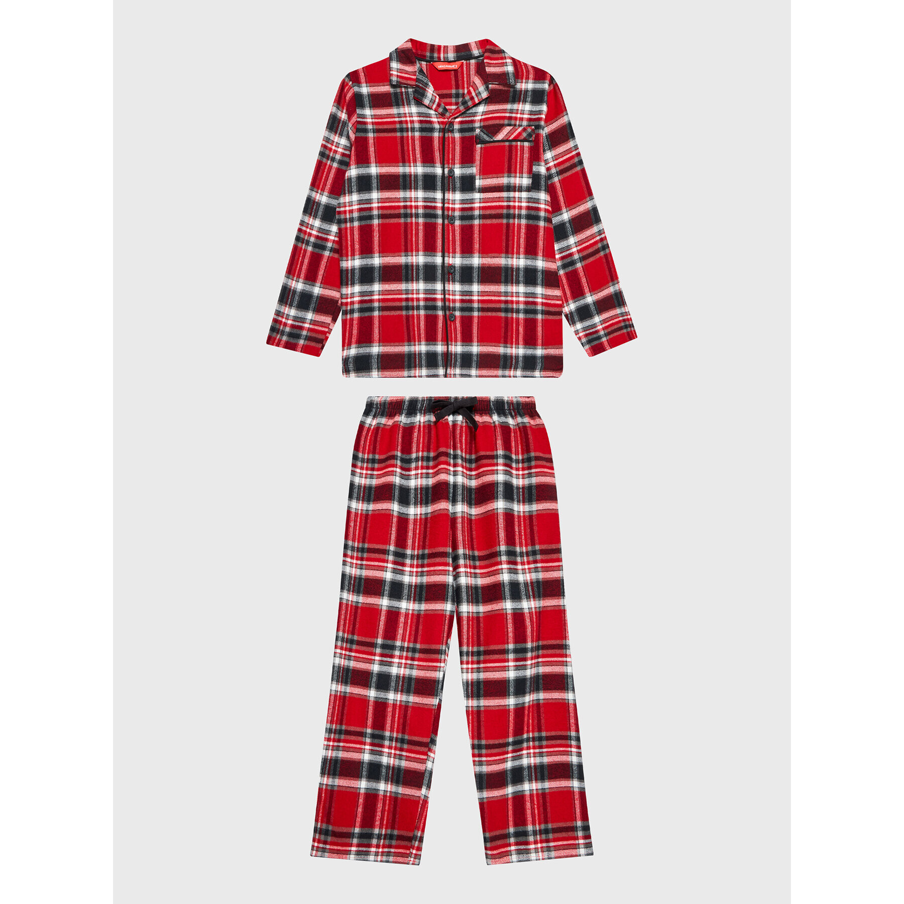 Cyberjammies Pizsama Windsor 6724 Piros Relaxed Fit - Pepit.hu