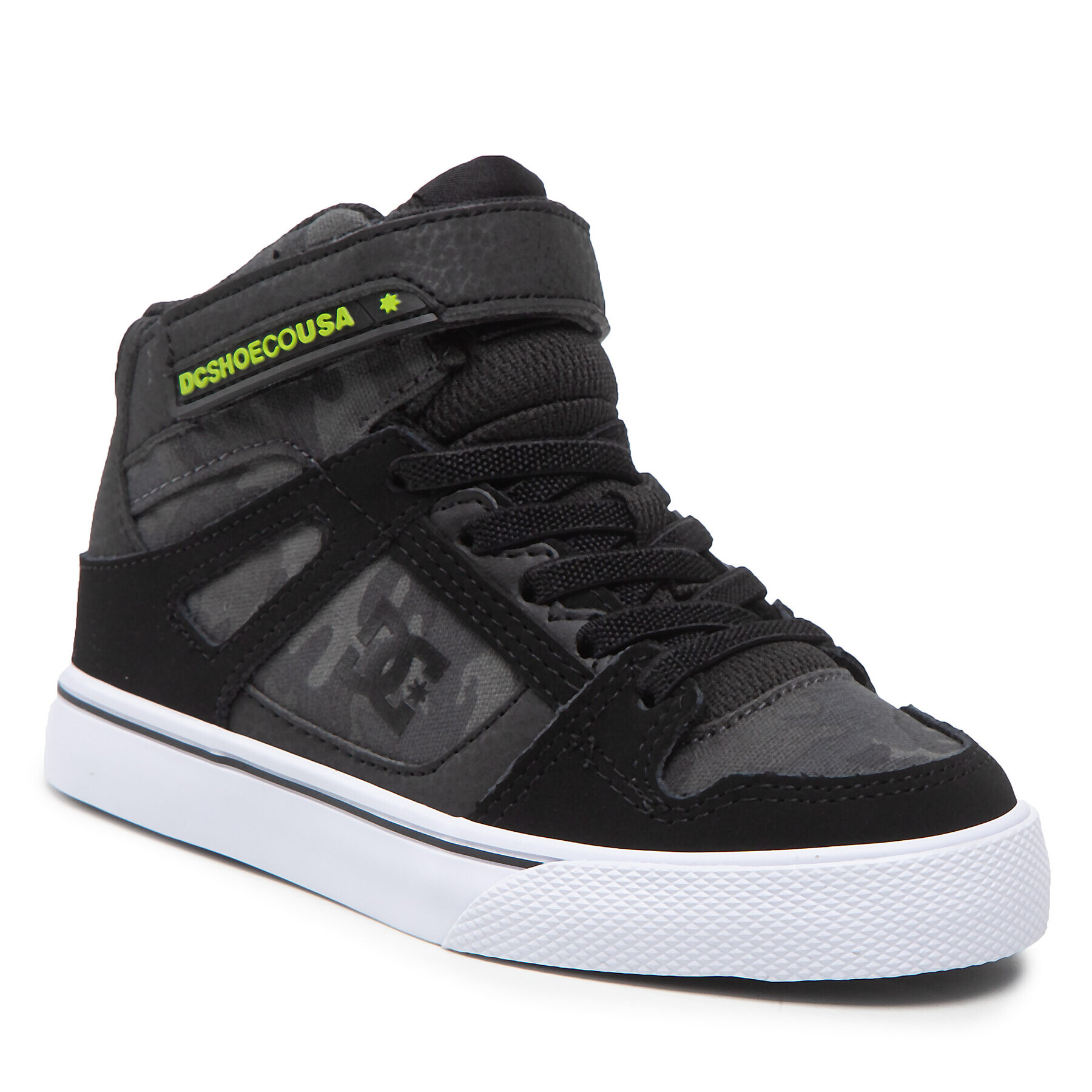 DC Sportcipő Pure High-Top Ev ADBS300324 Fekete - Pepit.hu