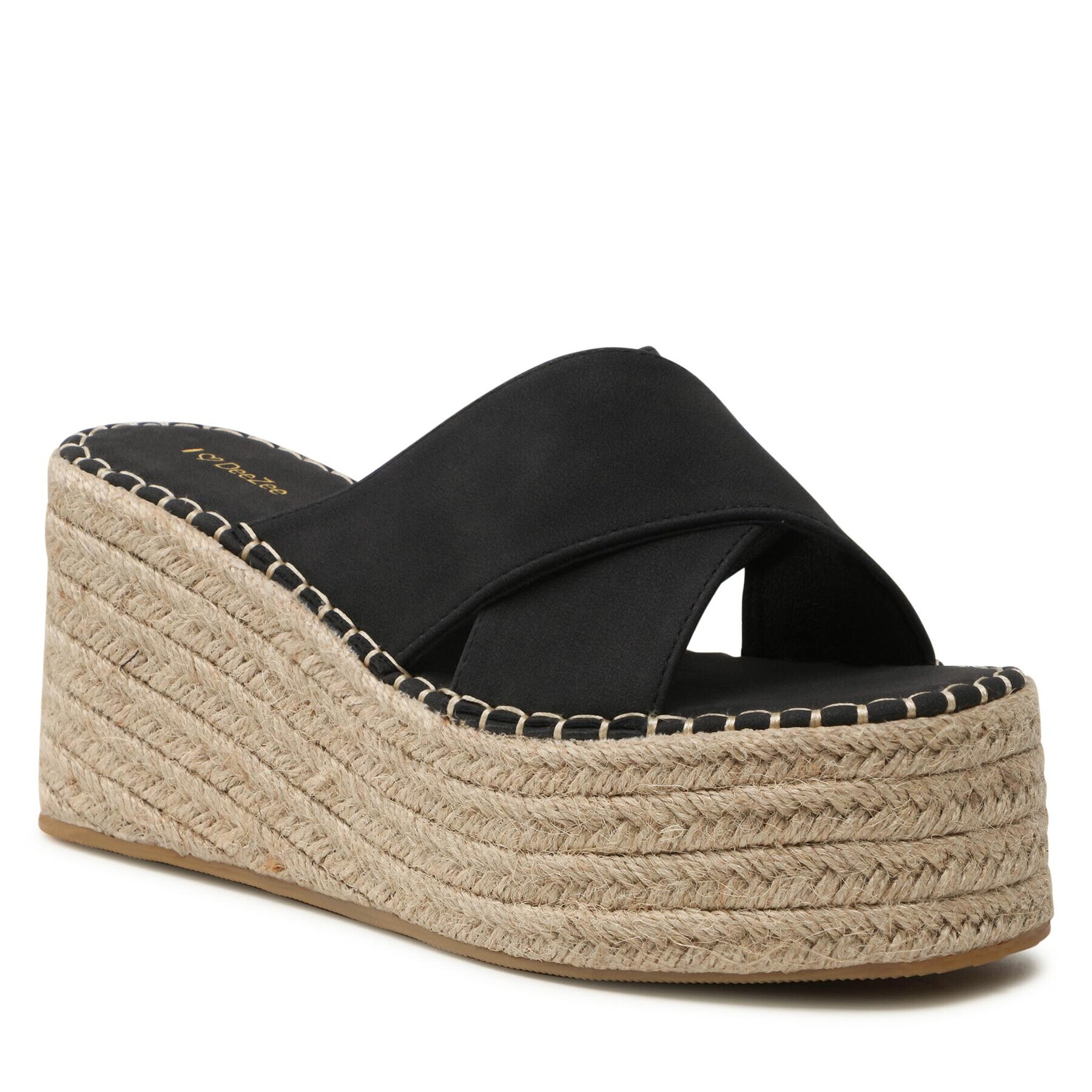 DeeZee Espadrilles Q8745-6 Fekete - Pepit.hu