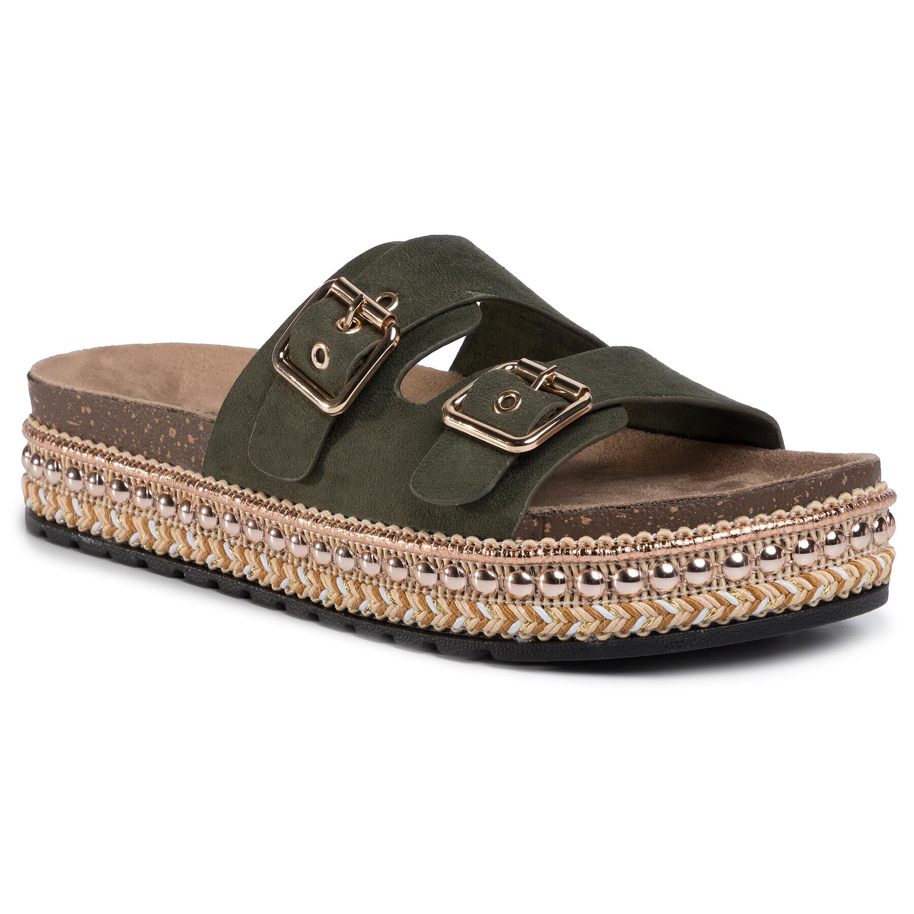 DeeZee Espadrilles WS989A-06 Zöld - Pepit.hu