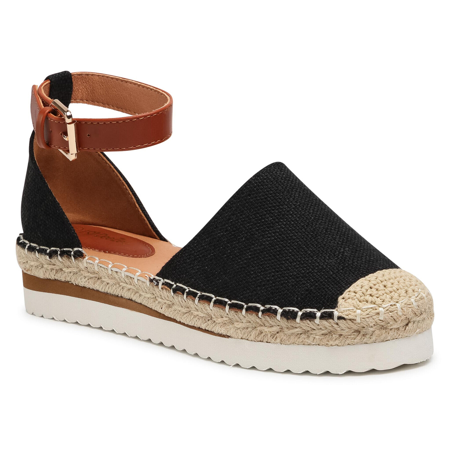 DeeZee Espadrilles WSK1621-01 Fekete - Pepit.hu