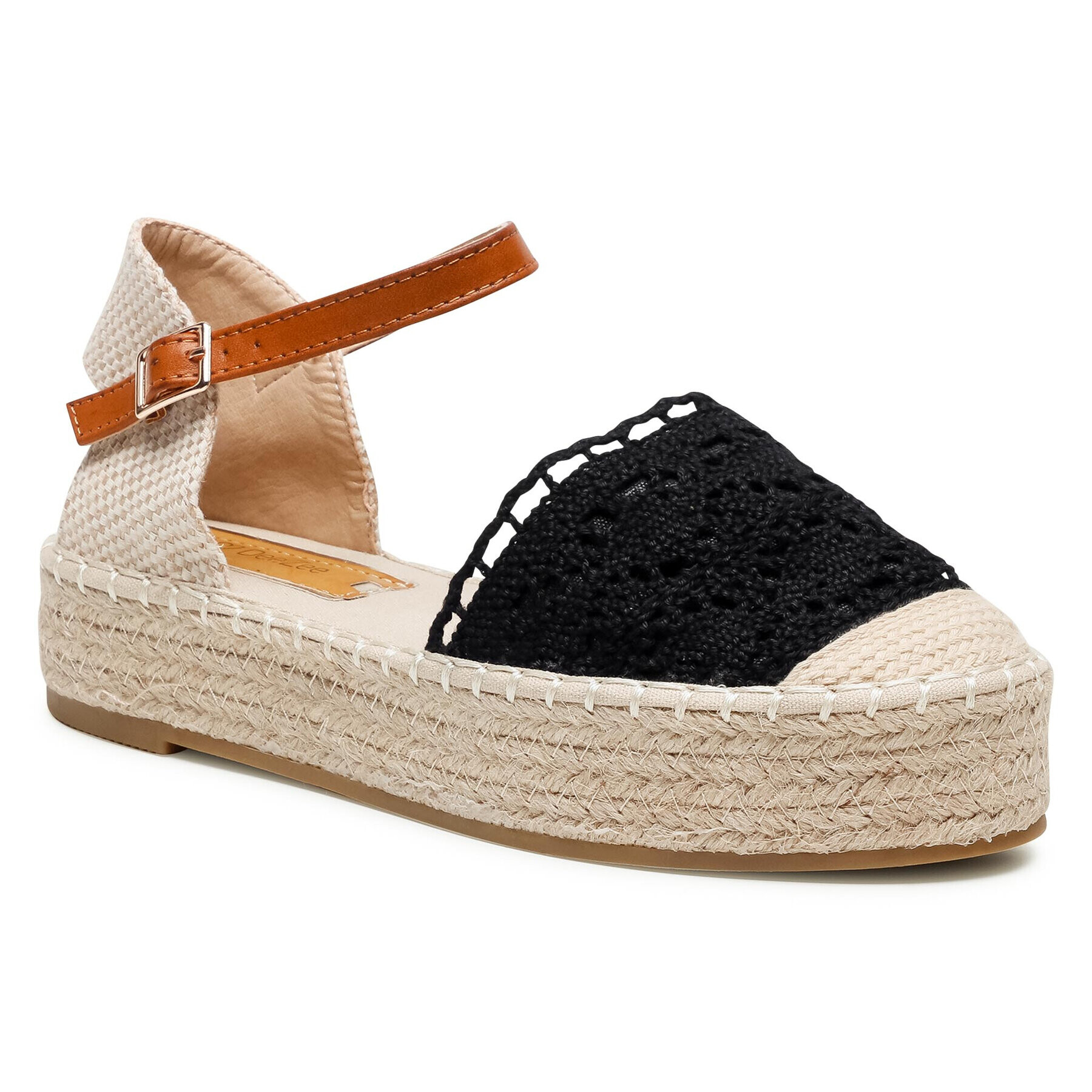 DeeZee Espadrilles WSS990-56 Fekete - Pepit.hu