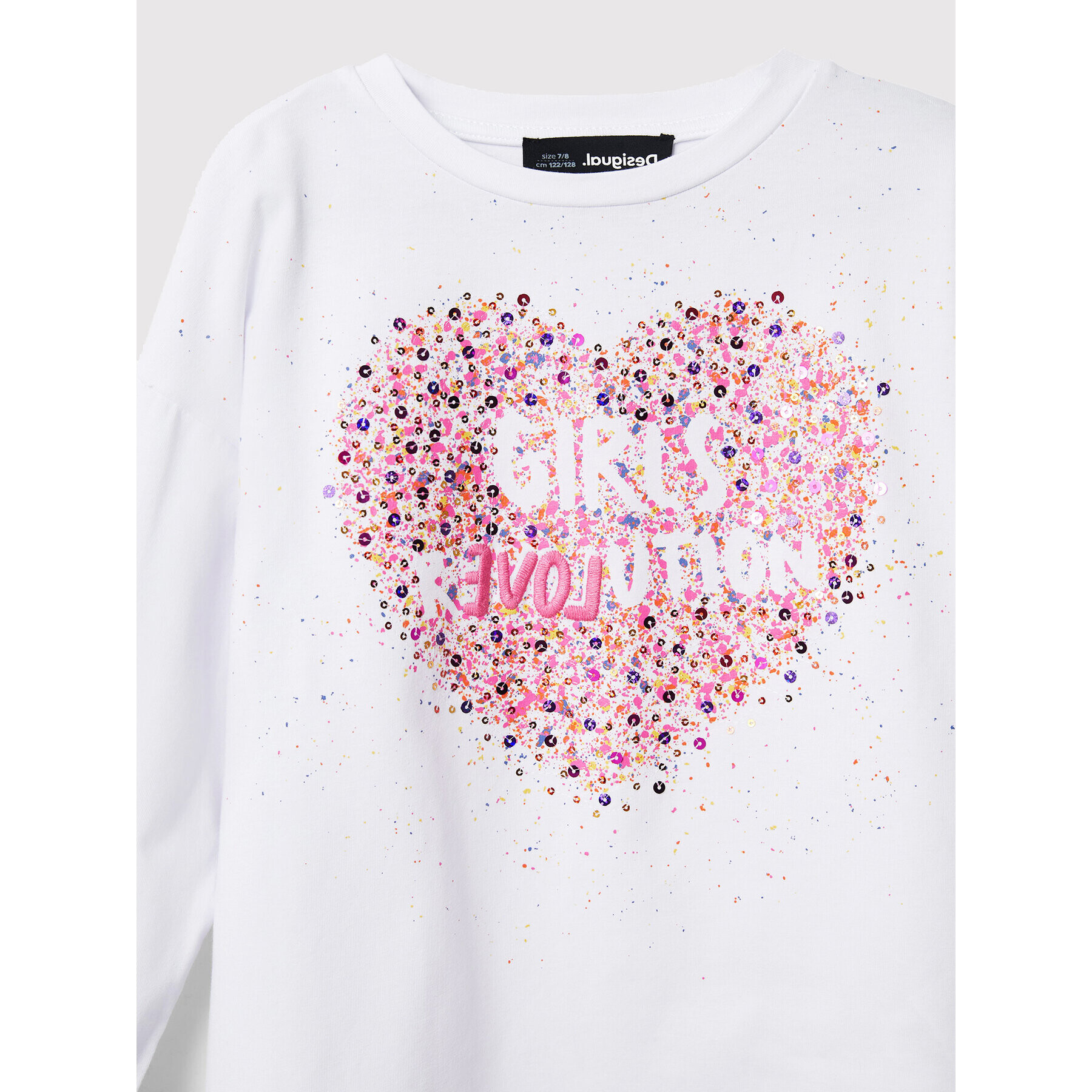 Desigual Blúz Alba 22WGTK05 Fehér Regular Fit - Pepit.hu