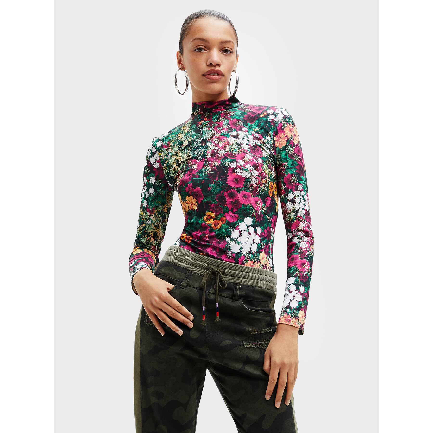 Desigual Body 22WWQK19 Színes Slim Fit - Pepit.hu