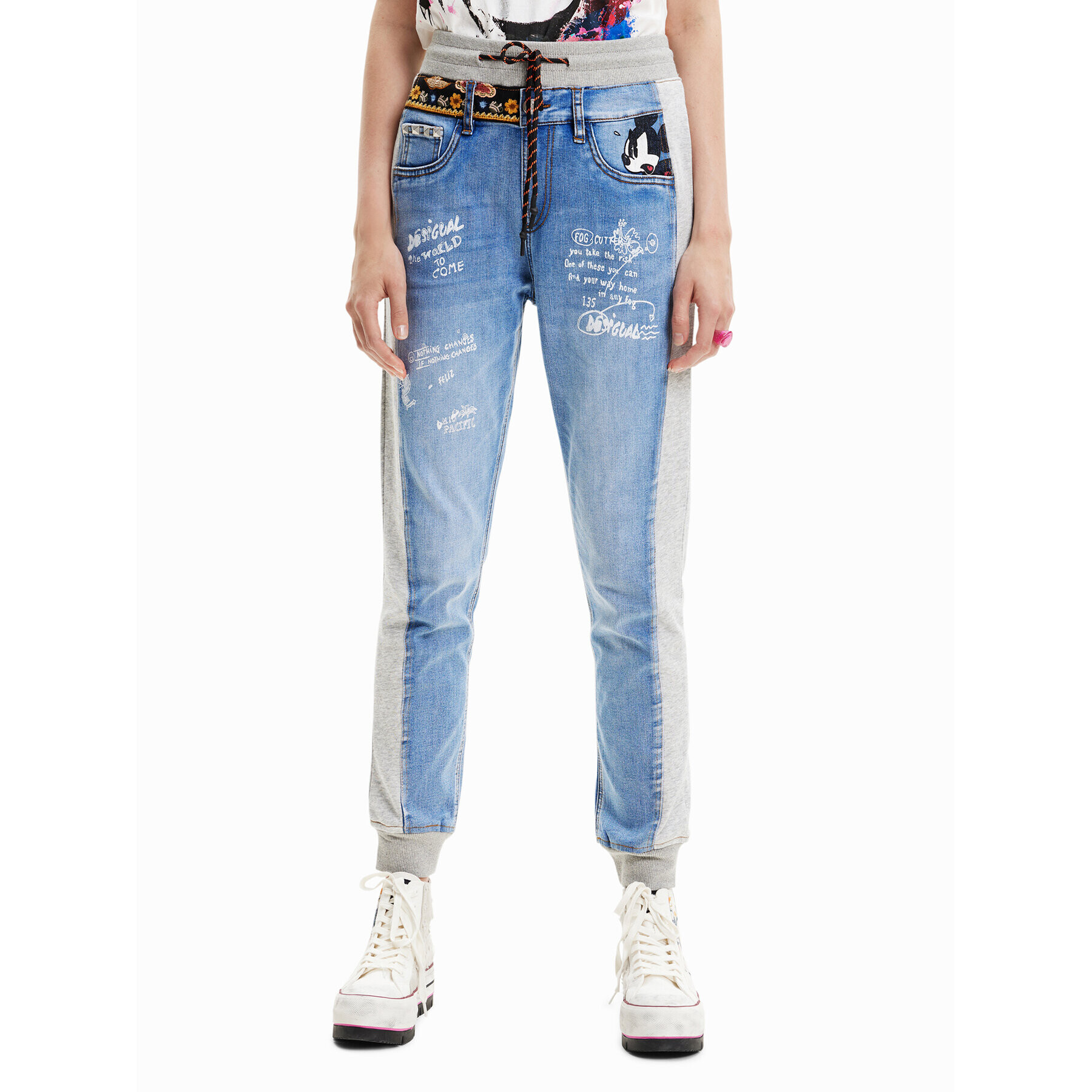 Desigual Farmer 23SWDD77 Kék Regular Fit - Pepit.hu