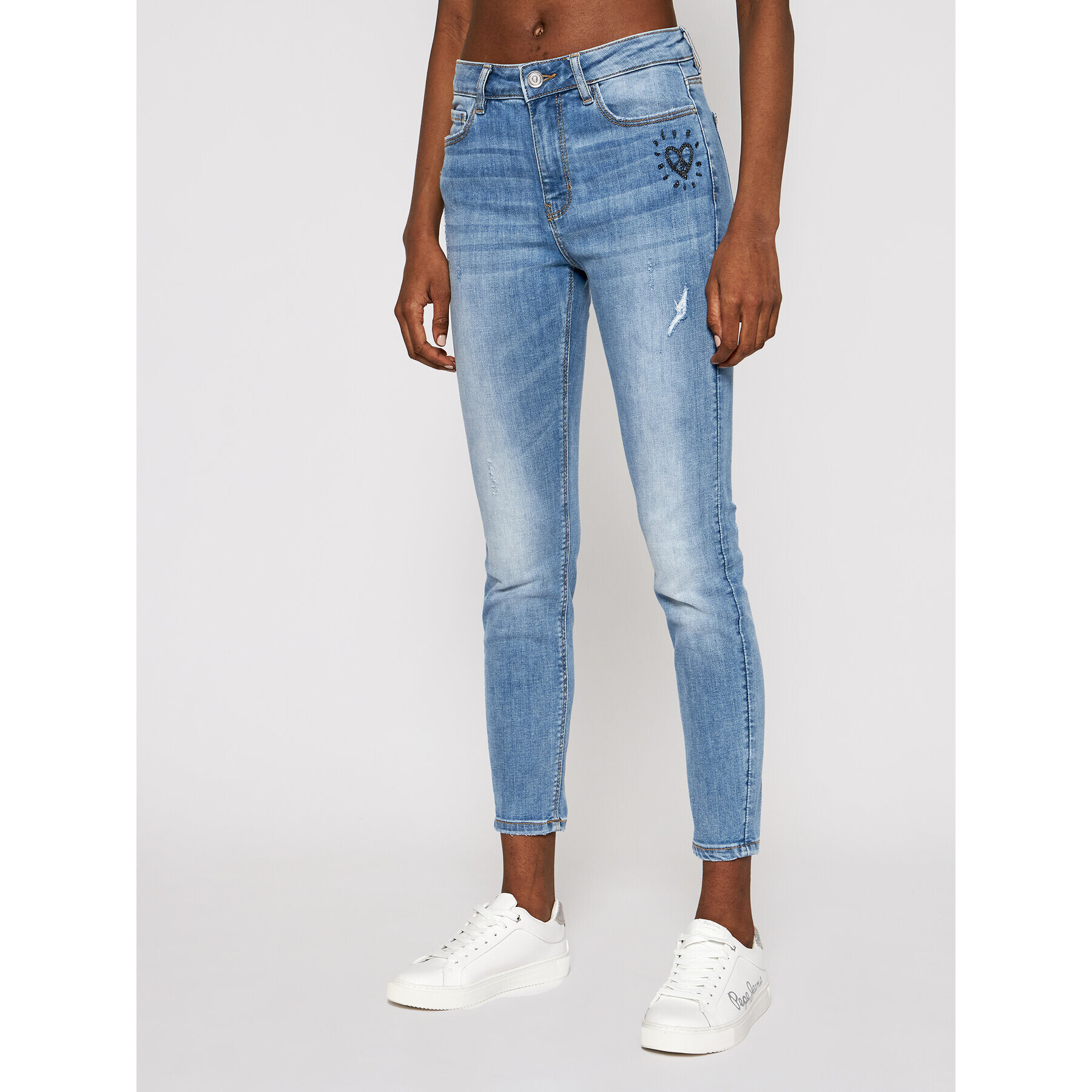 Desigual Farmer Alba 21SWDD10 Kék Skinny Fit - Pepit.hu