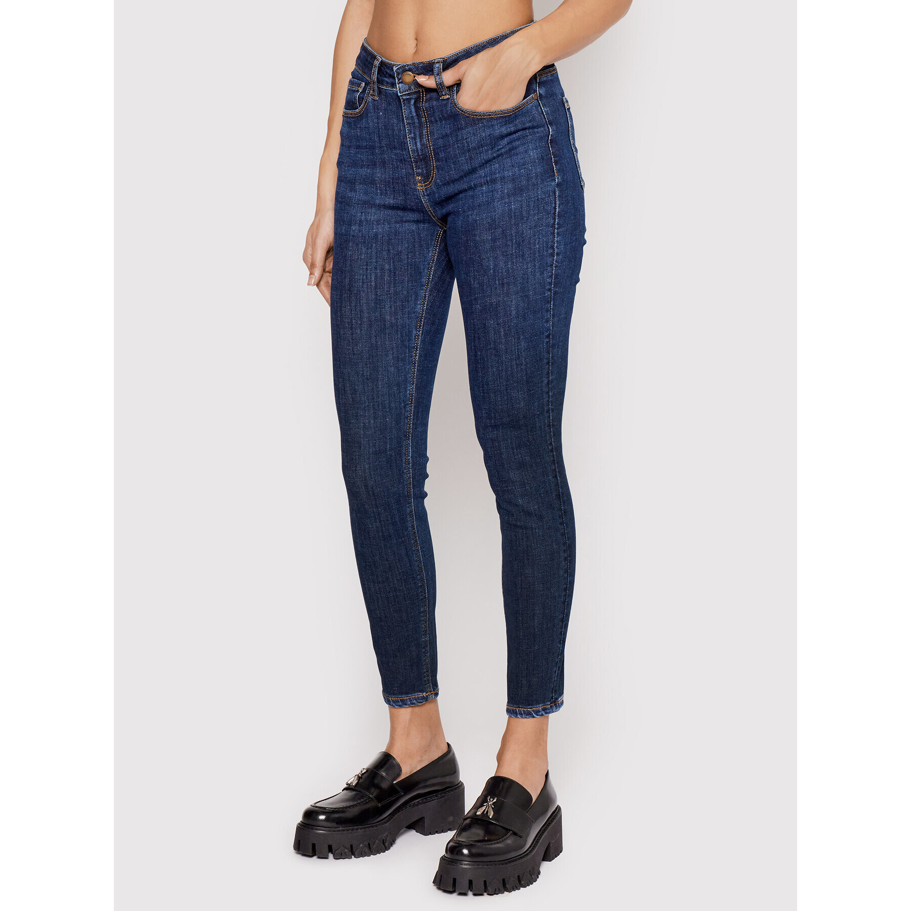 Desigual Farmer Core 22SWDD04 Sötétkék Skinny Fit - Pepit.hu