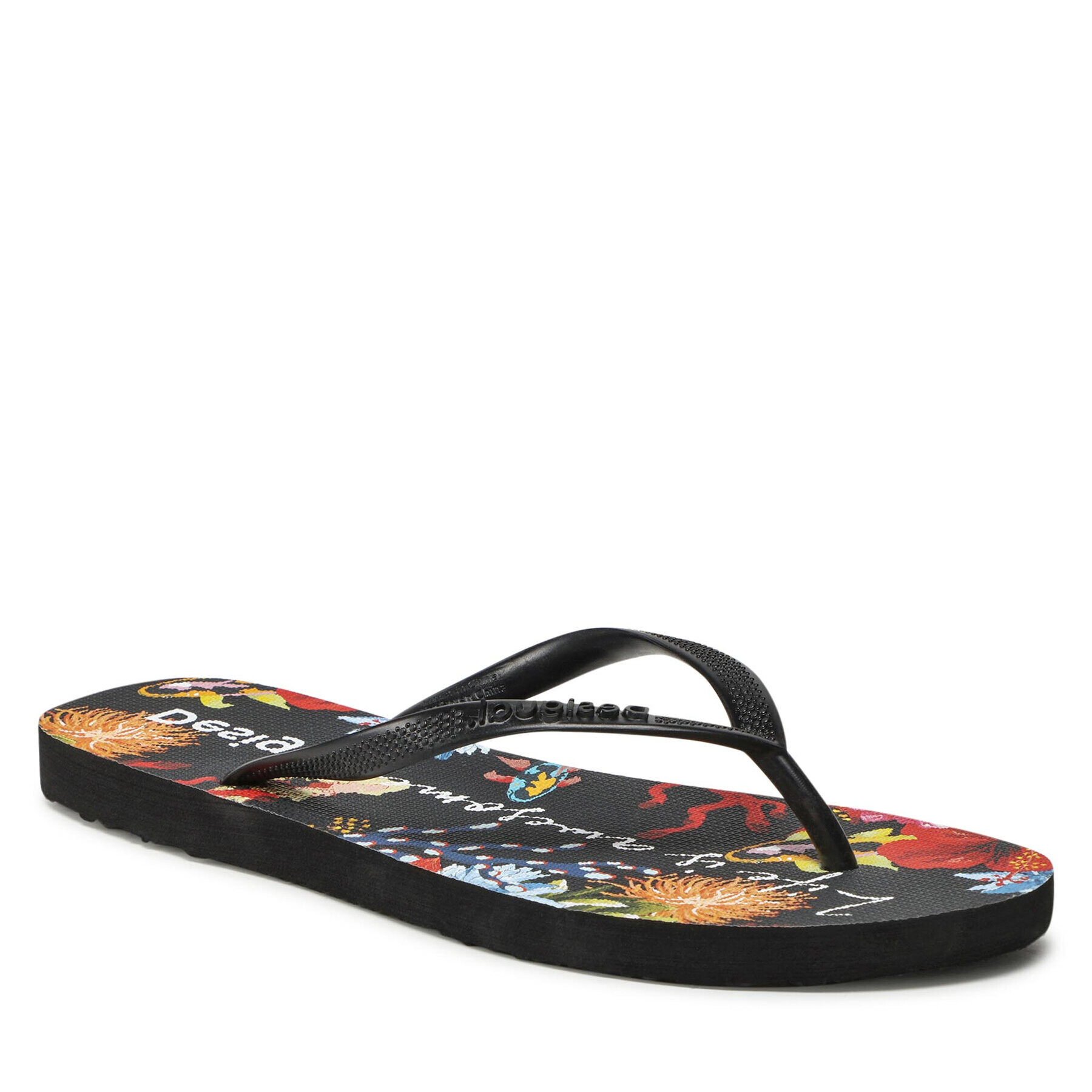 Desigual Flip-flops 22SSHP03 Fekete - Pepit.hu