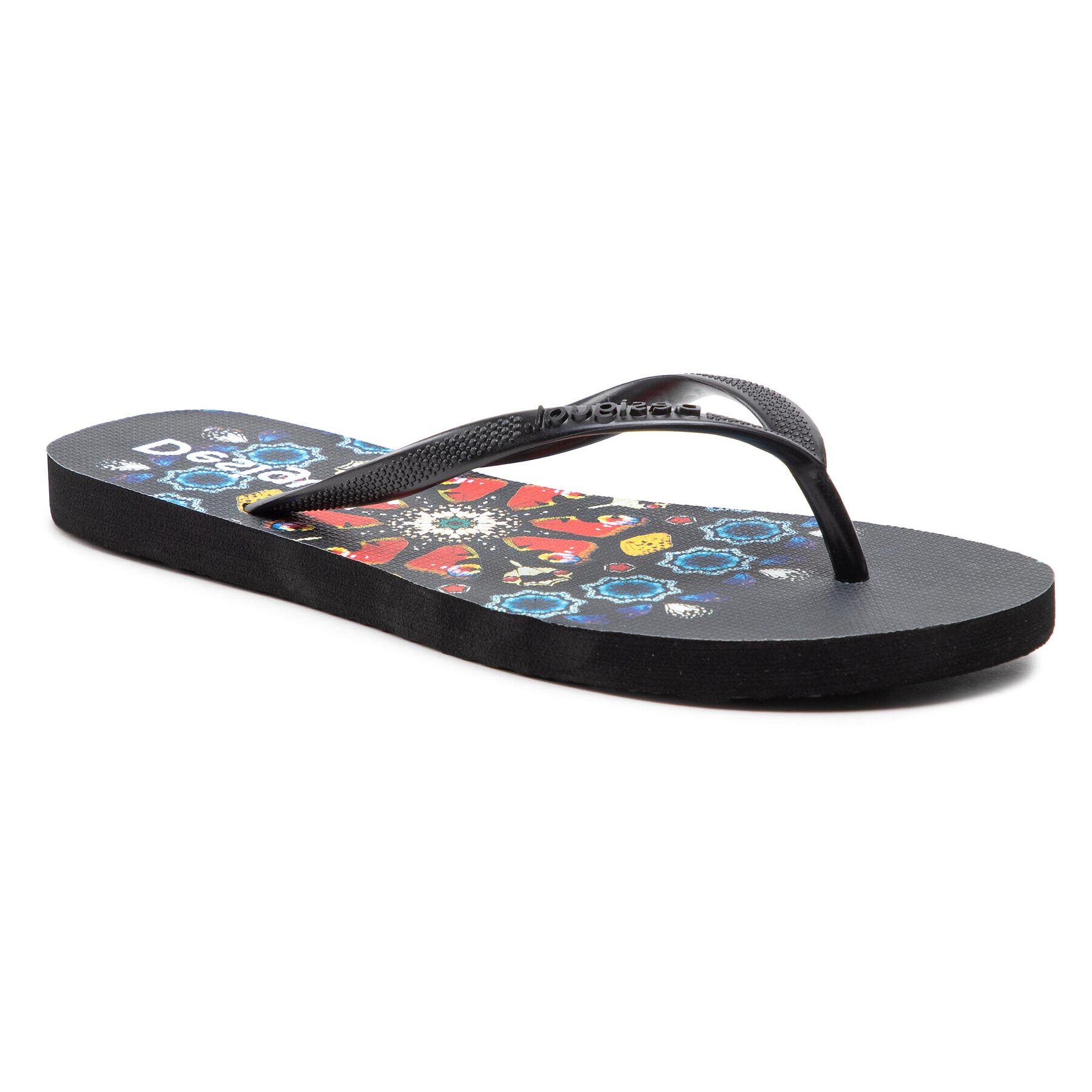 Desigual Flip-flops Butterfly 21SSHP06 Fekete - Pepit.hu