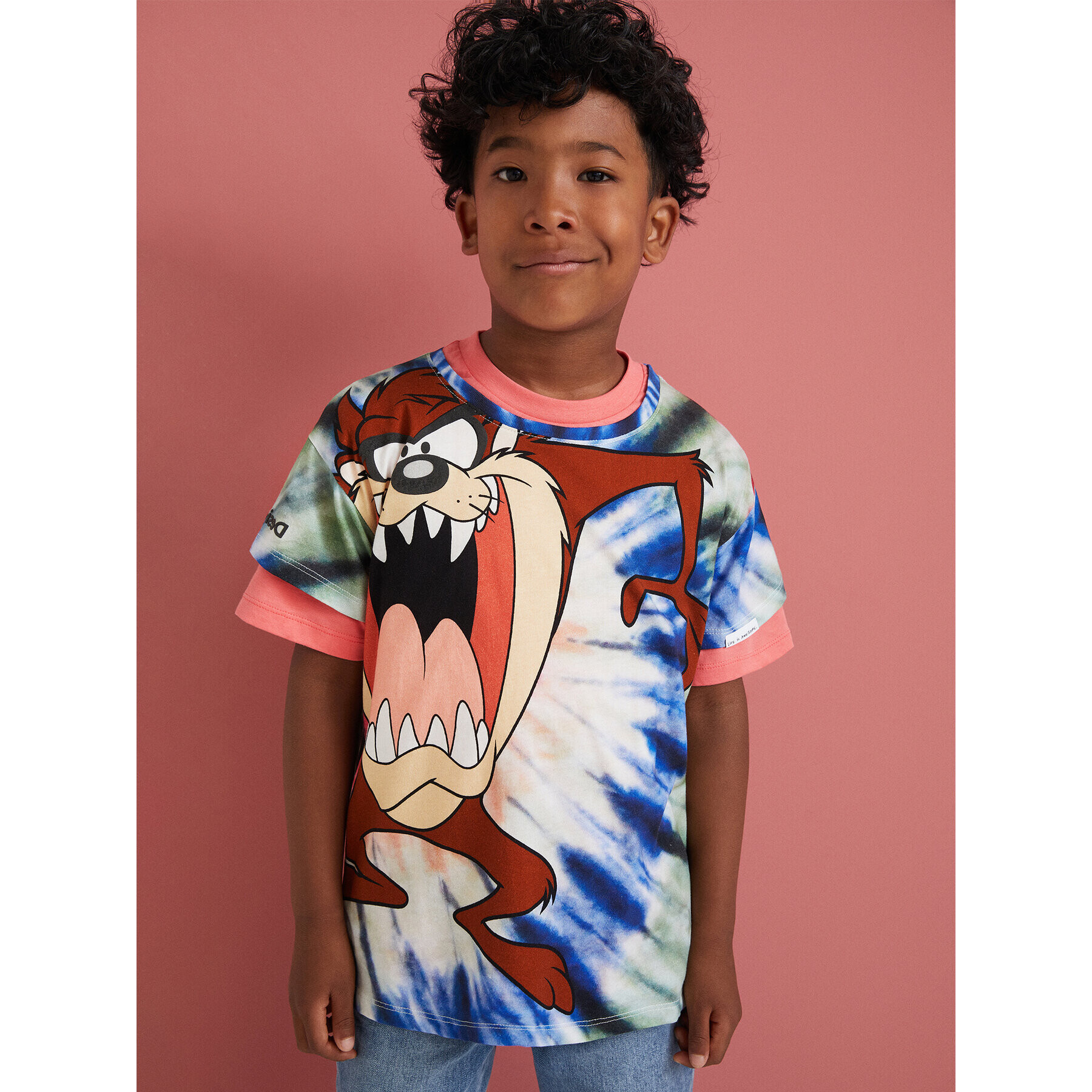 Desigual Póló LOONEY TUNES 22SBTK14 Színes Regular Fit - Pepit.hu