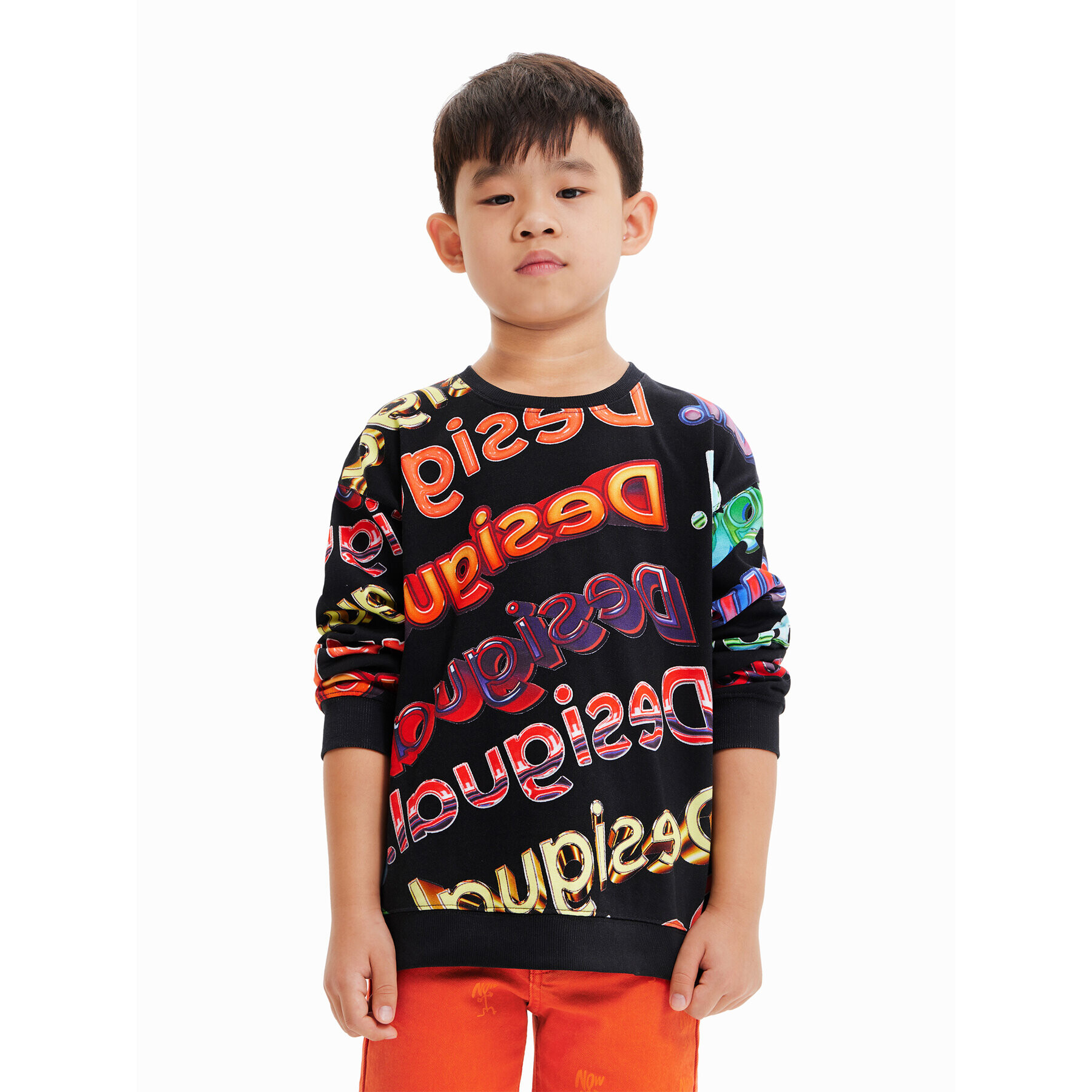 Desigual Pulóver 23SBSK01 Színes Regular Fit - Pepit.hu