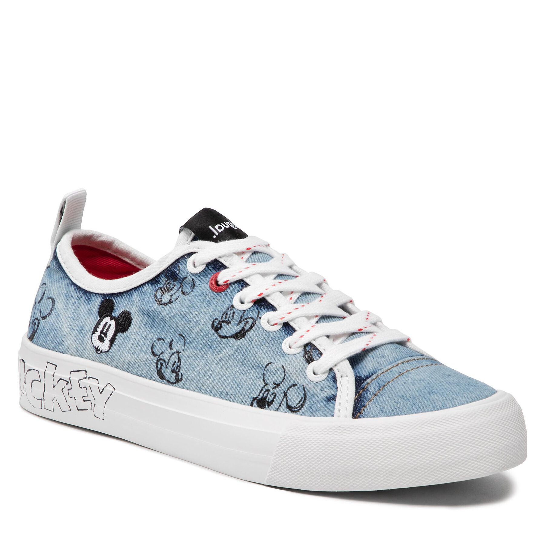 Desigual Sportcipő Alpha Mickey Denim 22SSKD03 Kék - Pepit.hu