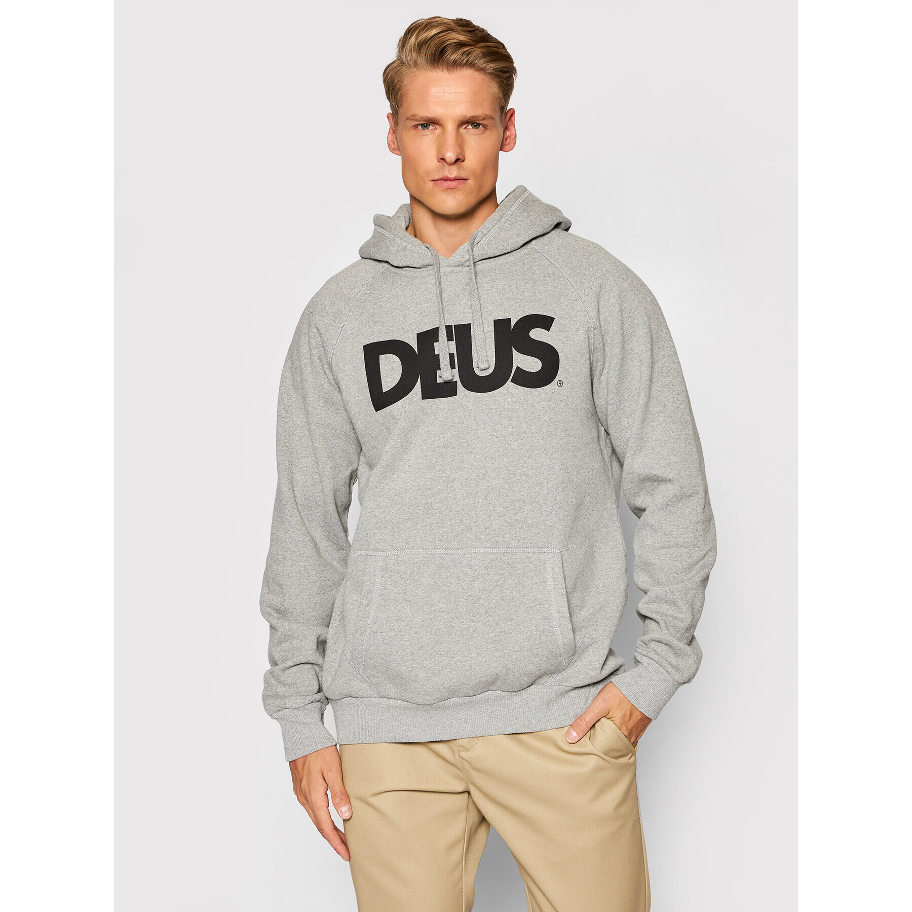 Deus Ex Machina Pulóver All Caps DMF88526 Szürke Regular Fit - Pepit.hu