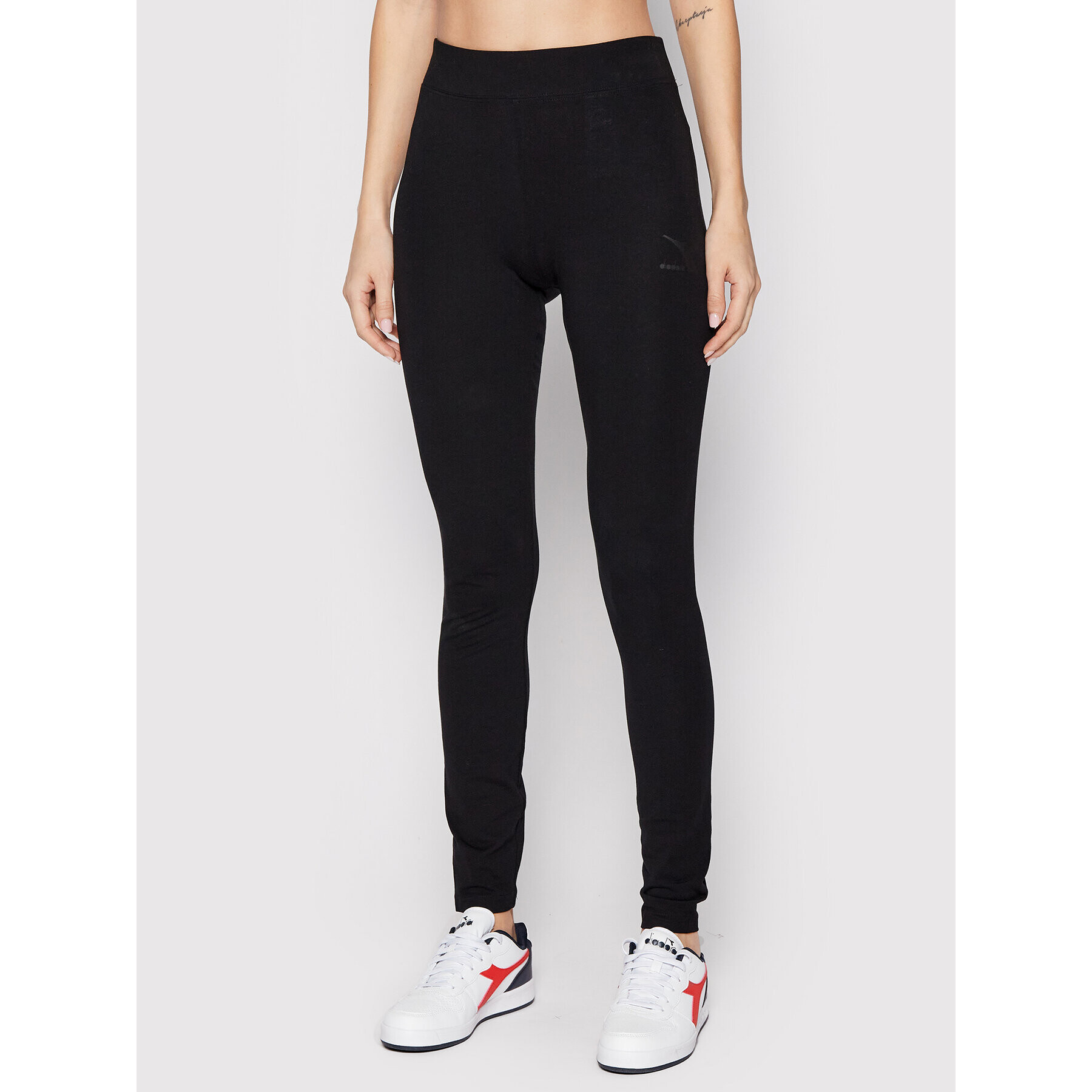 Diadora Leggings Core 102.178753 Fekete Slim Fit - Pepit.hu