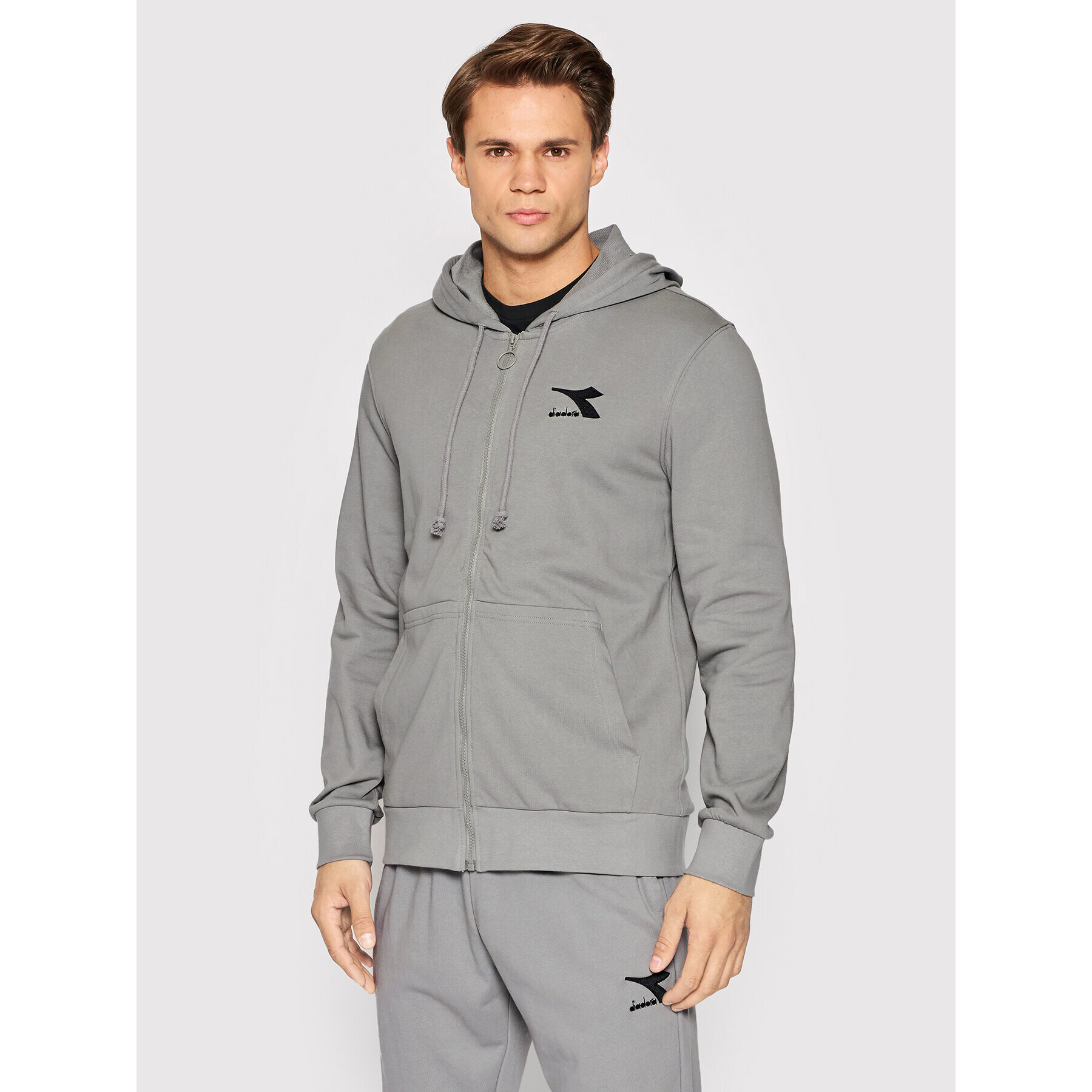 Diadora Pulóver Sweat Core 102.178175 Szürke Regular Fit - Pepit.hu