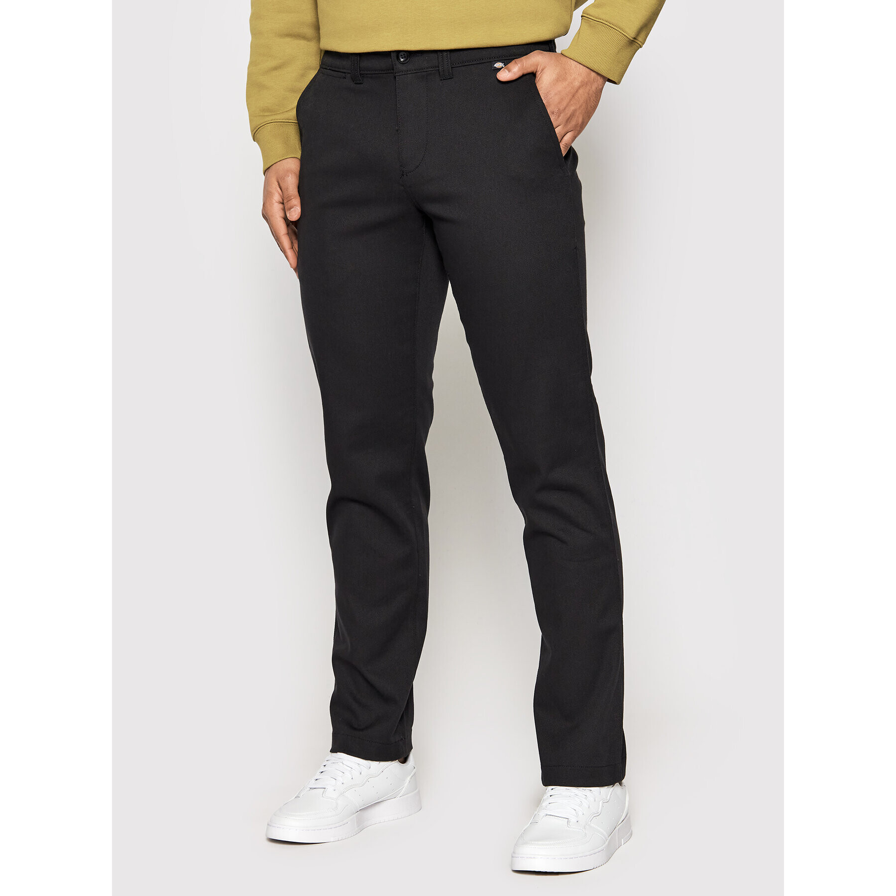 Dickies Chinos Sherburn DK0A4X9QBLK Fekete Slim Fit - Pepit.hu