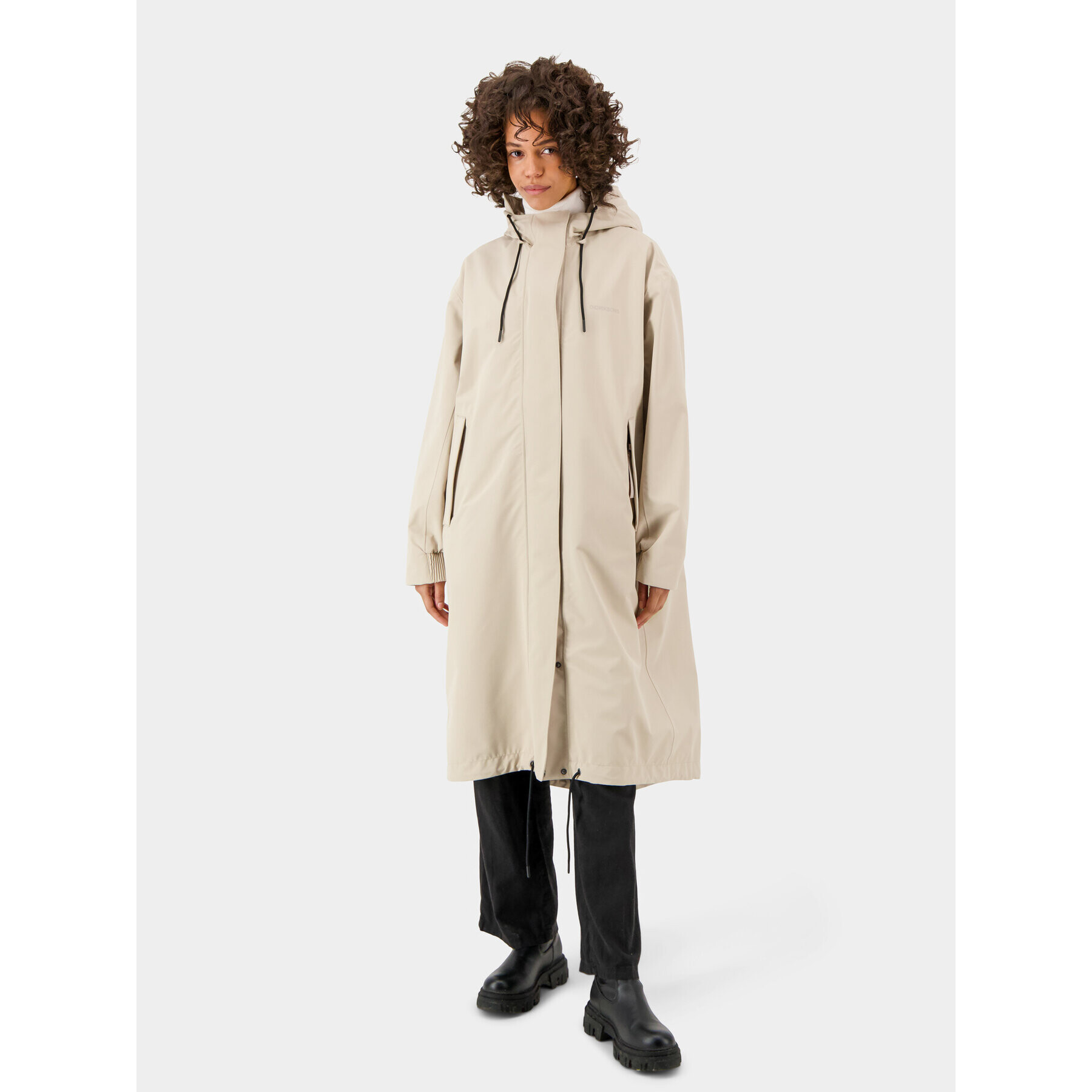 Didriksons Parka Alice 504680 Bézs Oversize - Pepit.hu