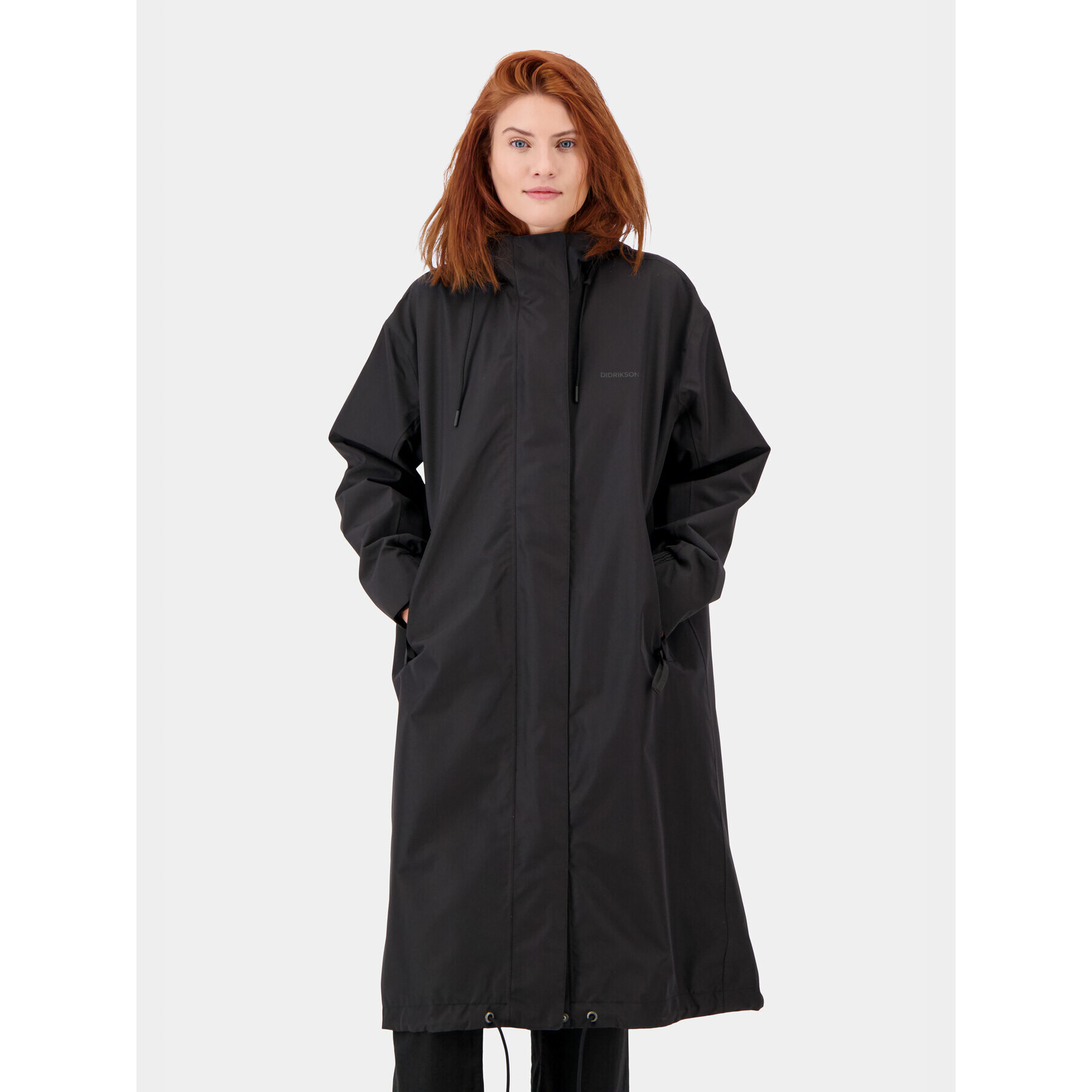 Didriksons Parka Alice 504680 Fekete Oversize - Pepit.hu