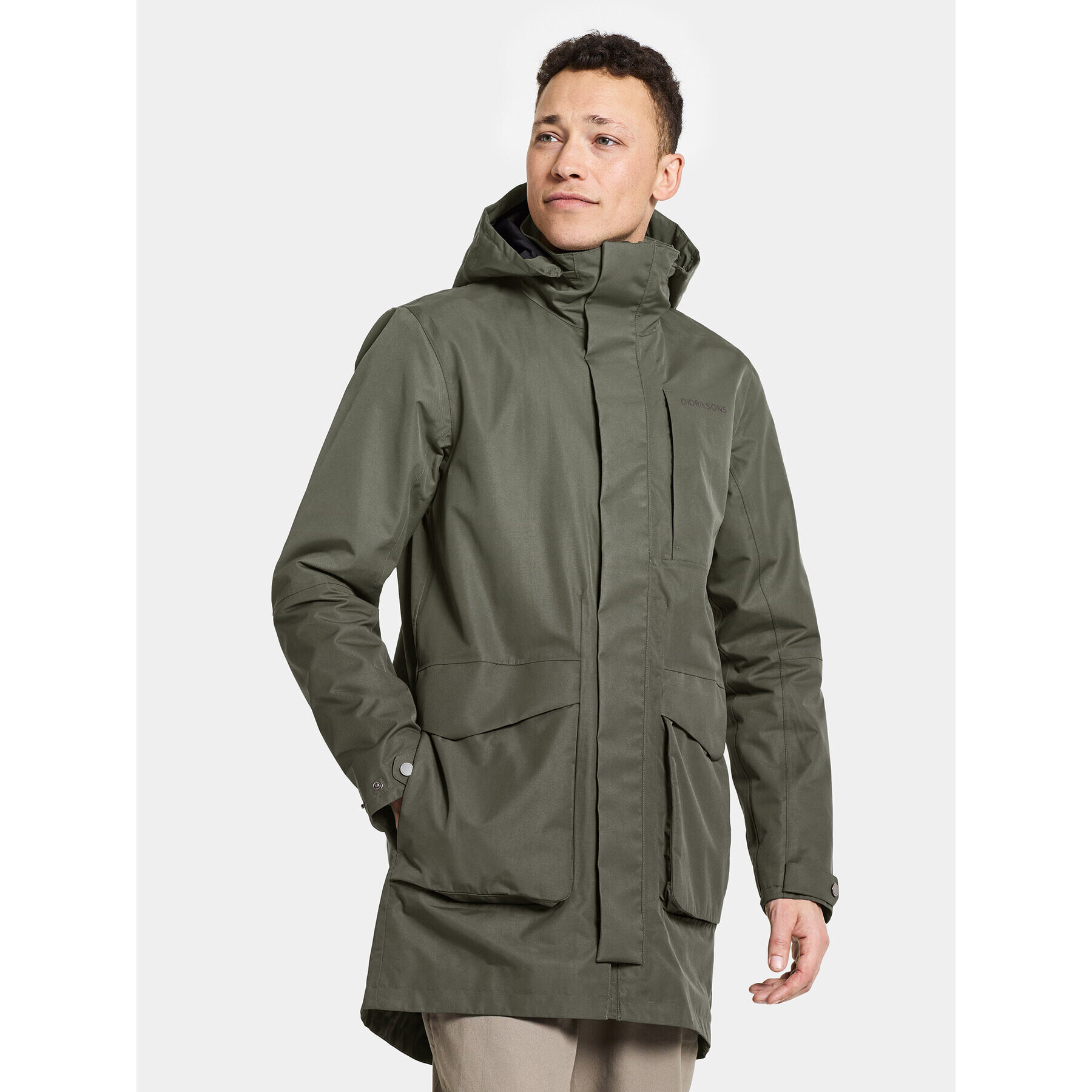 Didriksons Parka Andreas Usx Parka 505085 Zöld Standard Fit - Pepit.hu