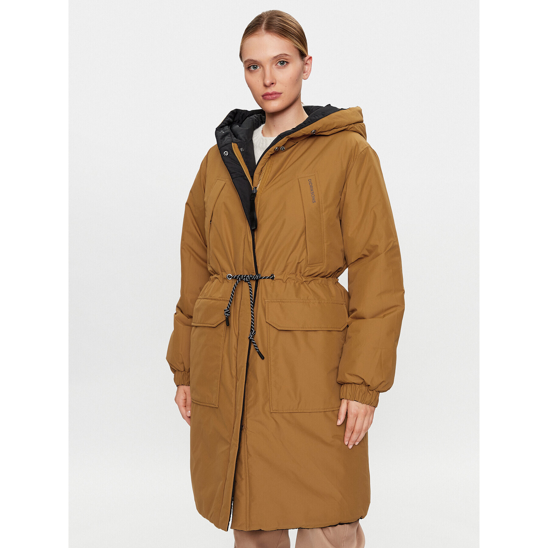 Didriksons Parka Anna 504259 Fekete Regular Fit - Pepit.hu