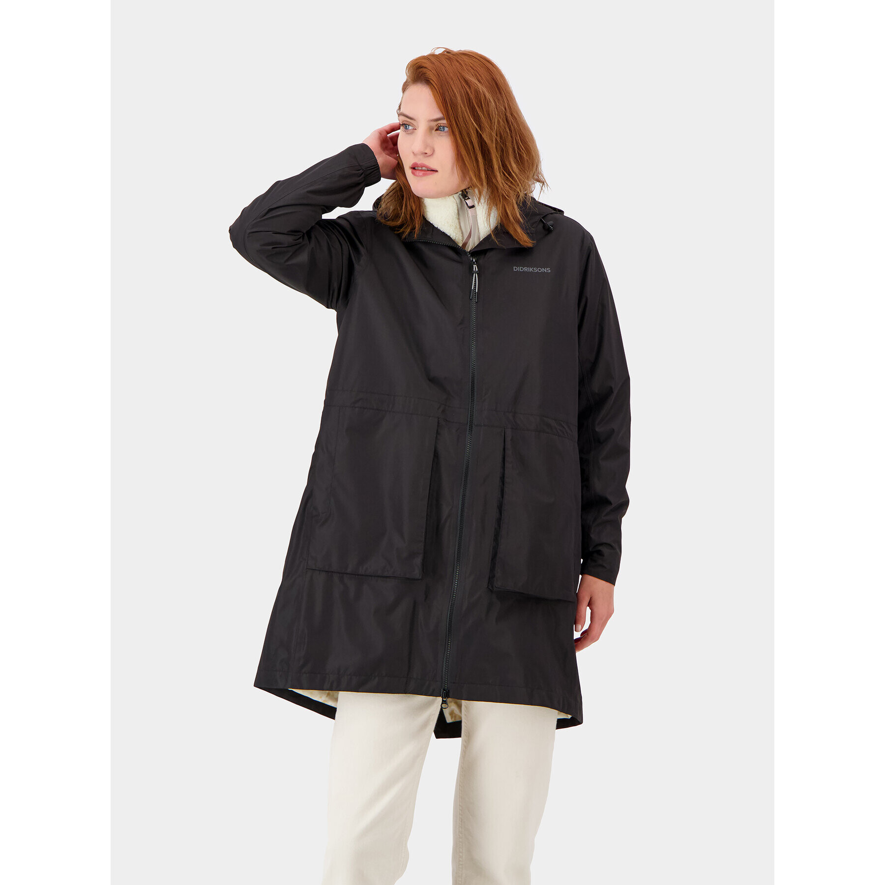 Didriksons Parka Bella 504648 Fekete Regular Fit - Pepit.hu