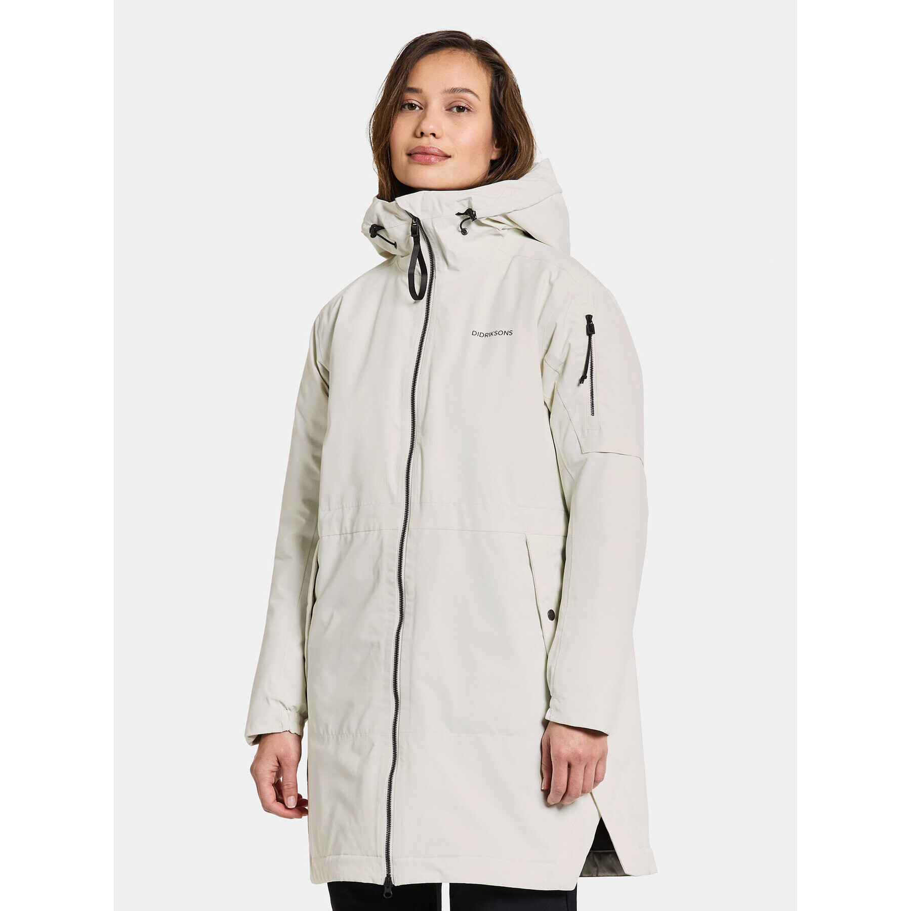 Didriksons Parka Ella Wns Parka 2 504835 Fehér Regular Fit - Pepit.hu