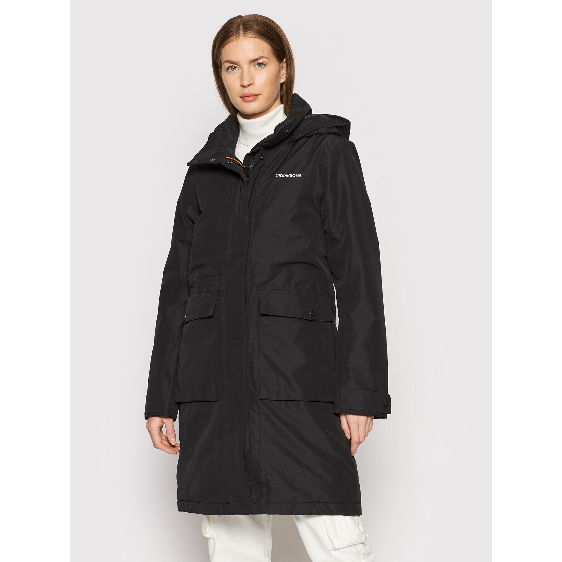 Didriksons Parka Emilia 503874 Fekete Regular Fit - Pepit.hu