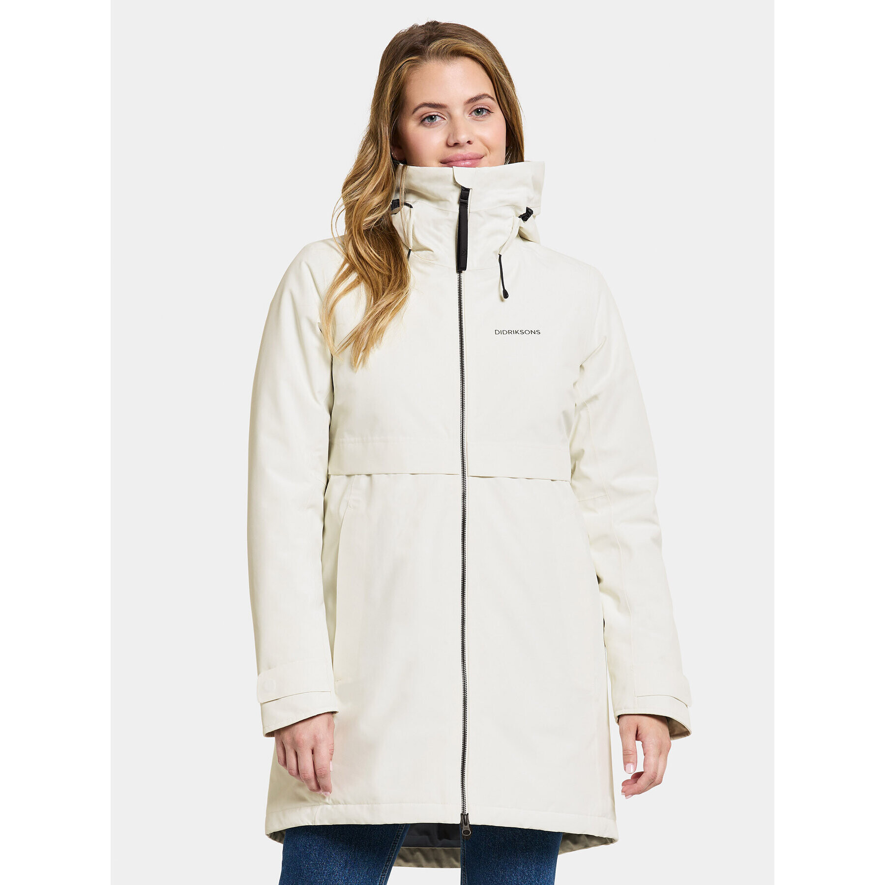 Didriksons Parka Helle Wns Parka 5 504301 Fehér Regular Fit - Pepit.hu