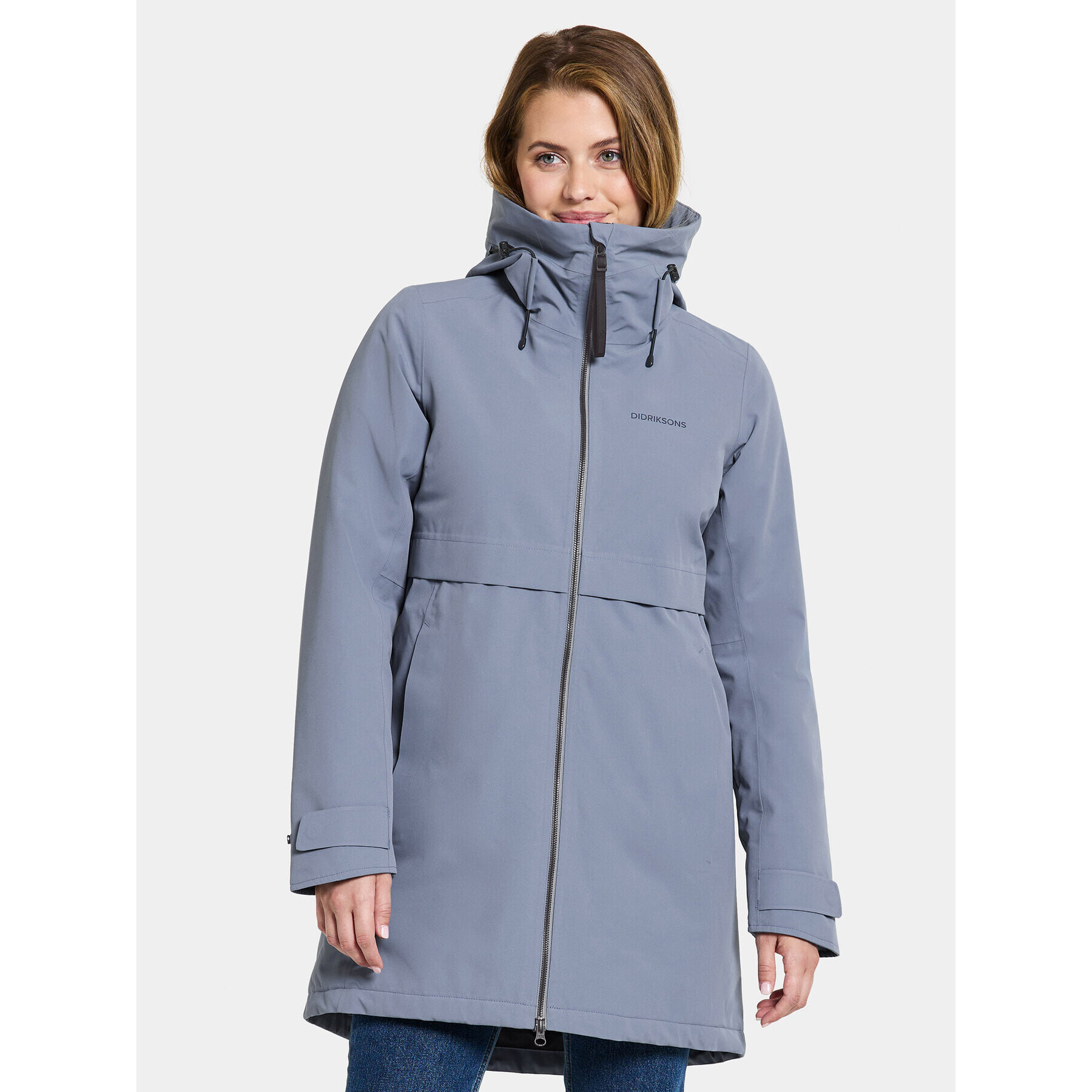 Didriksons Parka Helle Wns Parka 5 504301 Kék Regular Fit - Pepit.hu