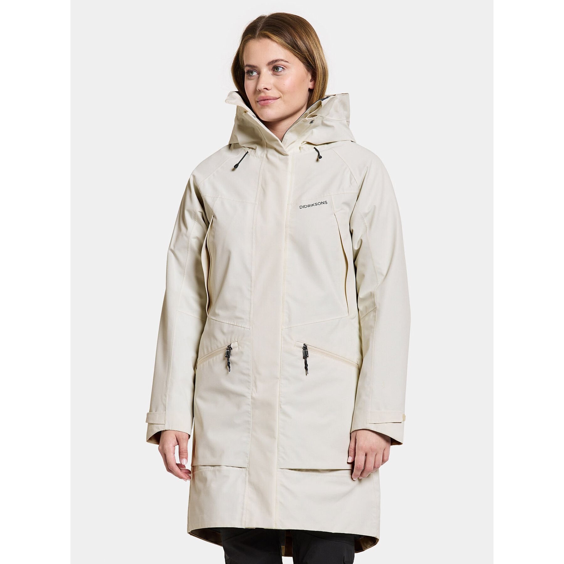 Didriksons Parka Ilma Wns Parka 8 504813 Fehér Regular Fit - Pepit.hu