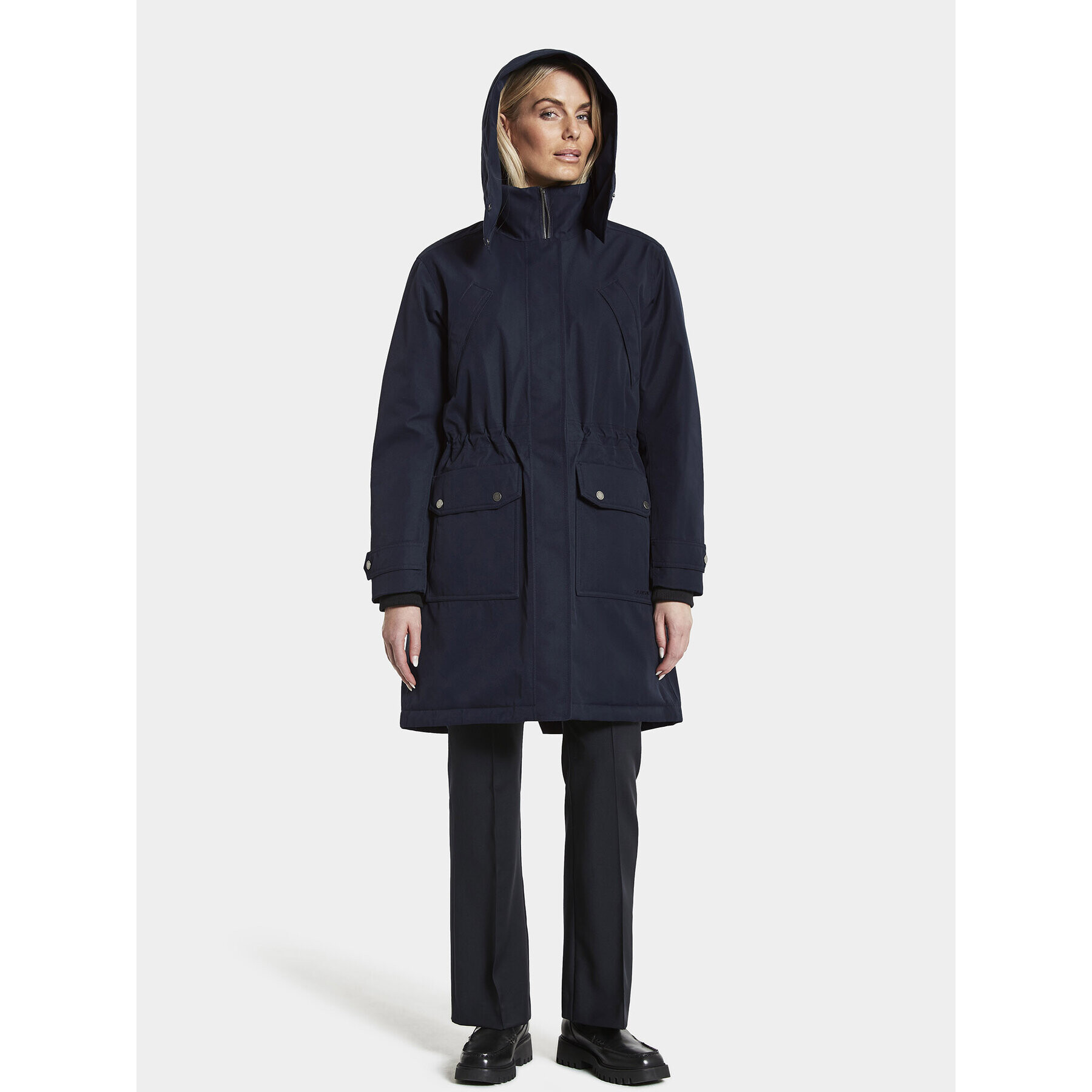 Didriksons Parka Lene 504261 Sötétkék Relaxed Fit - Pepit.hu