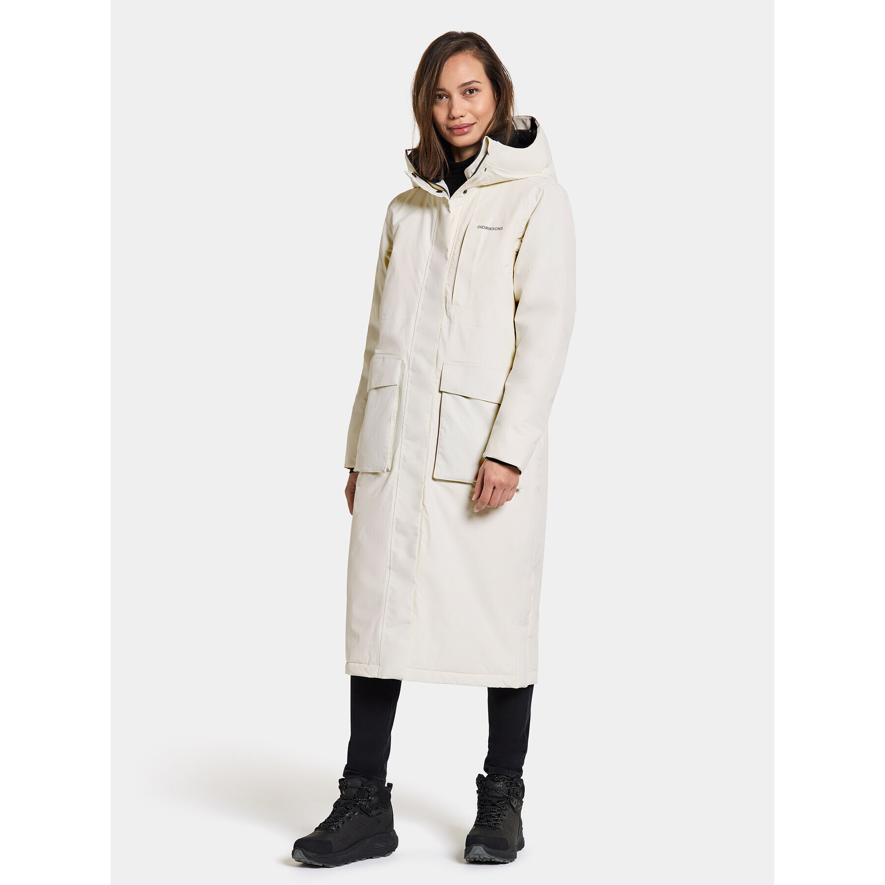 Didriksons Parka Leya Wns Parka L 3 504846 Fehér Regular Fit - Pepit.hu