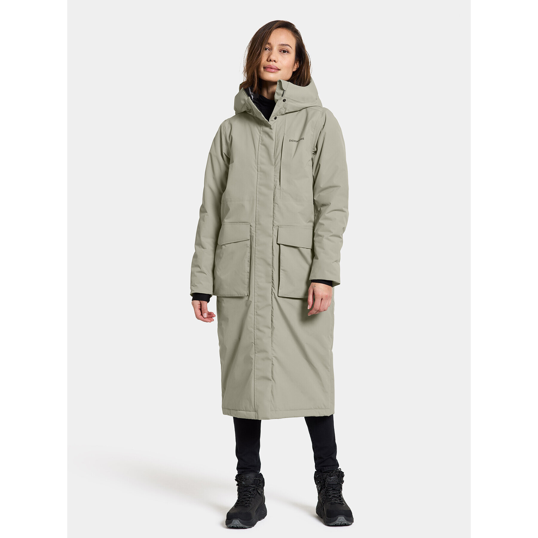 Didriksons Parka Leya Wns Parka L 3 504846 Zöld Regular Fit - Pepit.hu