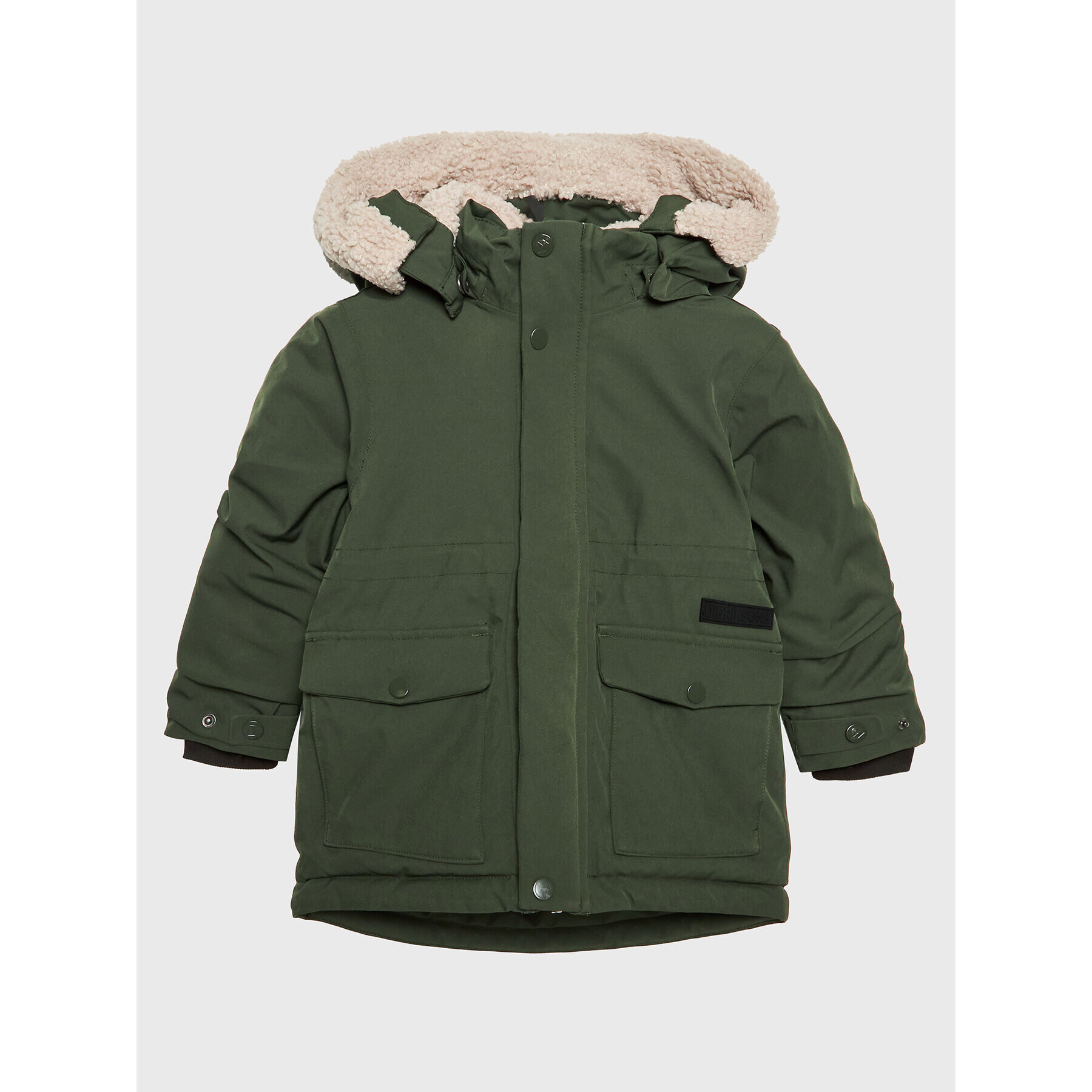 Didriksons Parka Lizzo 504367 Zöld Regular Fit - Pepit.hu