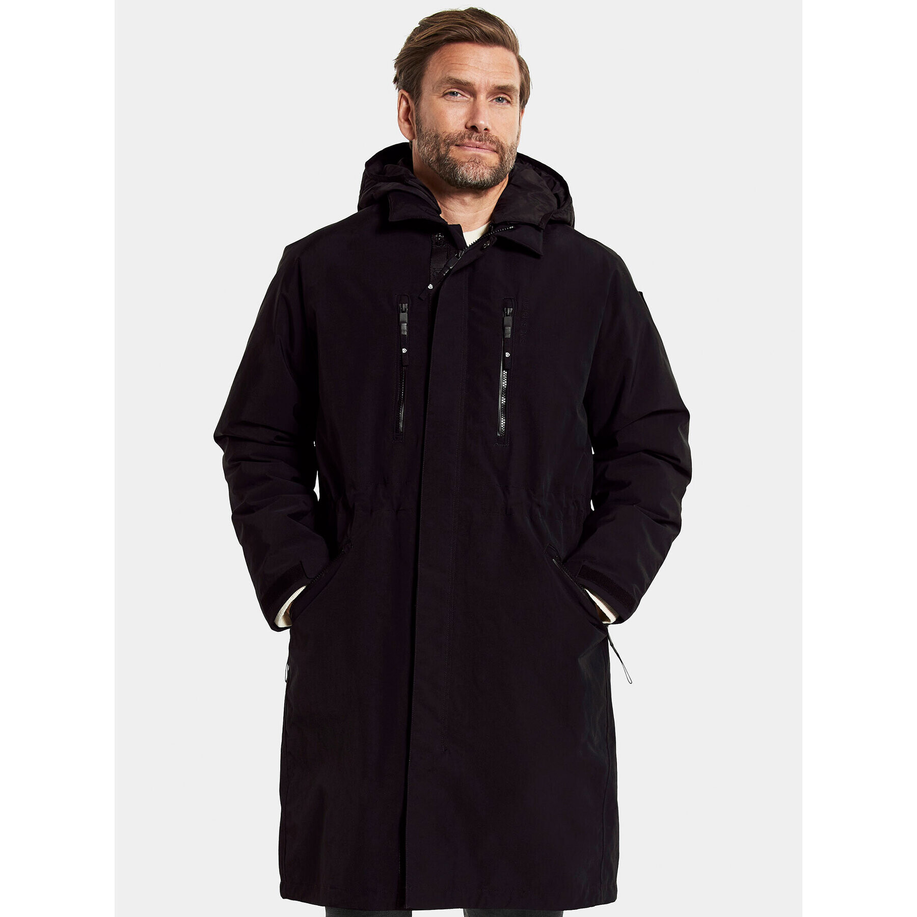 Didriksons Parka Mimir 504263 Fekete Regular Fit - Pepit.hu