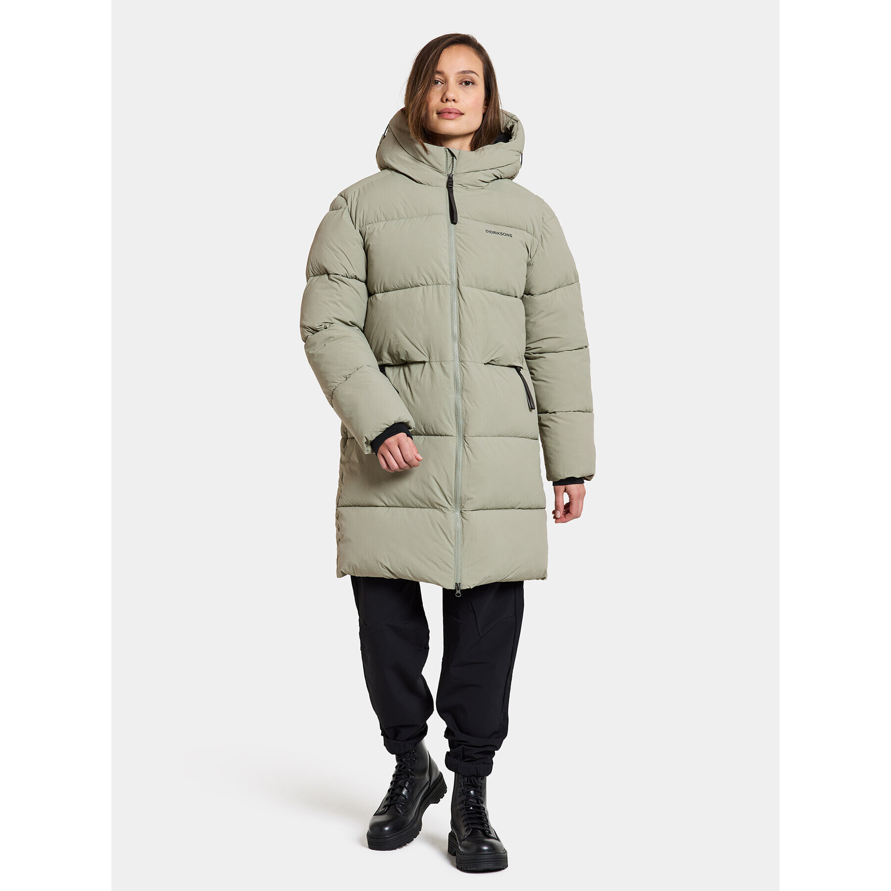 Didriksons Parka Nomi Wns Parka 3 504832 Zöld Regular Fit - Pepit.hu