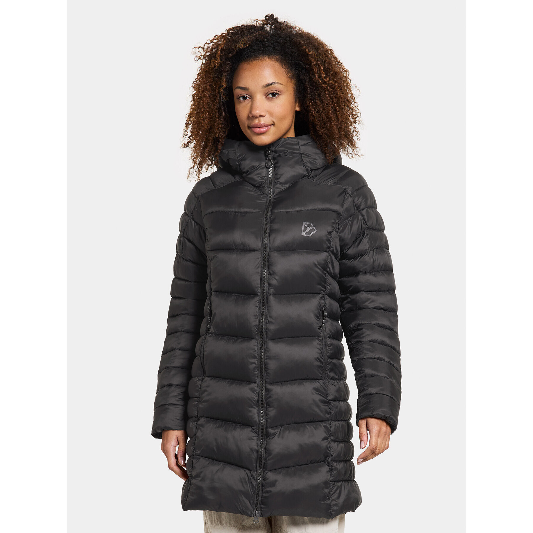 Didriksons Parka Serina Wns Parka 505078 Fekete Regular Fit - Pepit.hu