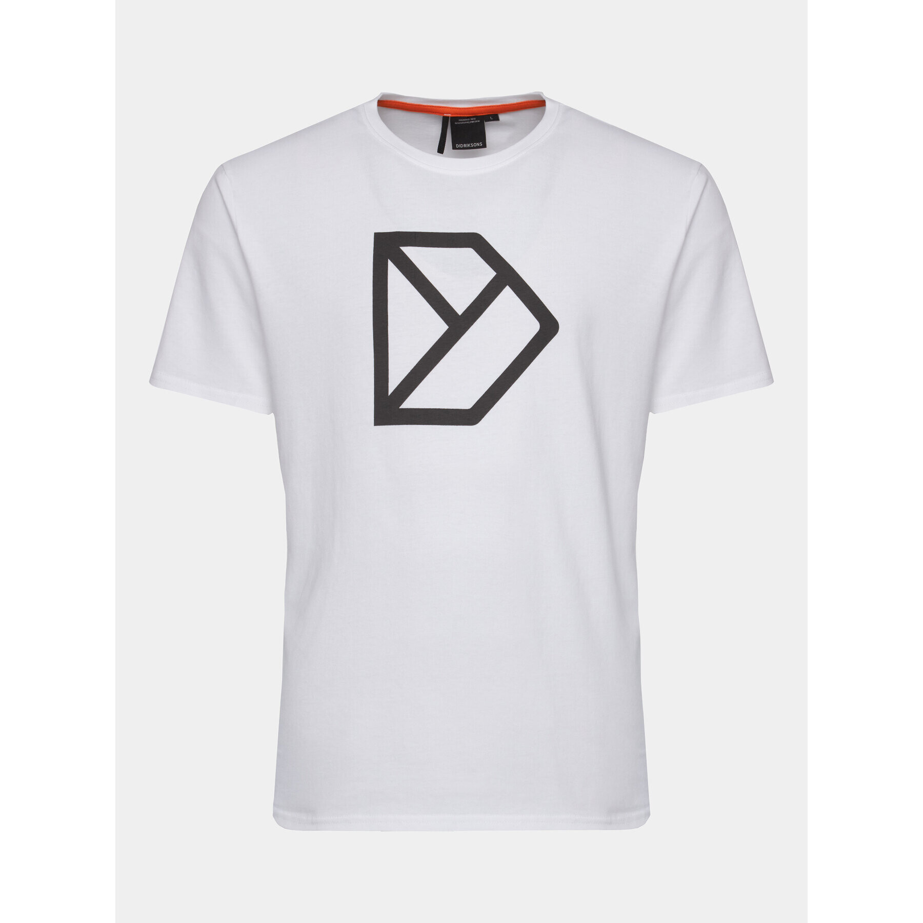 Didriksons Póló D-Logo Usx T-Shirt 505096 Fehér Regular Fit - Pepit.hu