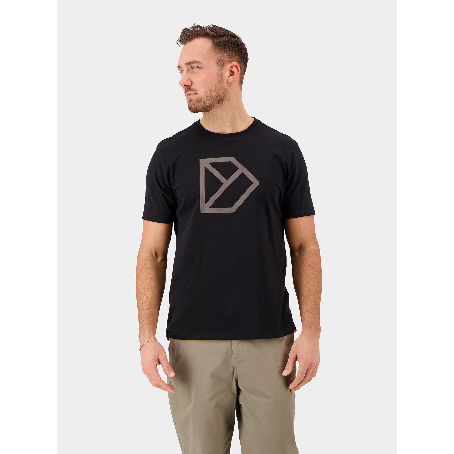 Didriksons Póló D-Logo Usx T-Shirt 505096 Fekete Regular Fit - Pepit.hu