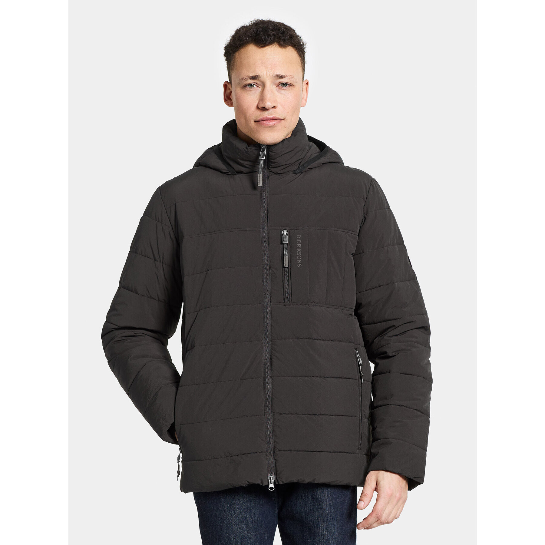 Didriksons Télikabát Jona Usx Jkt 504923 Fekete Regular Fit - Pepit.hu