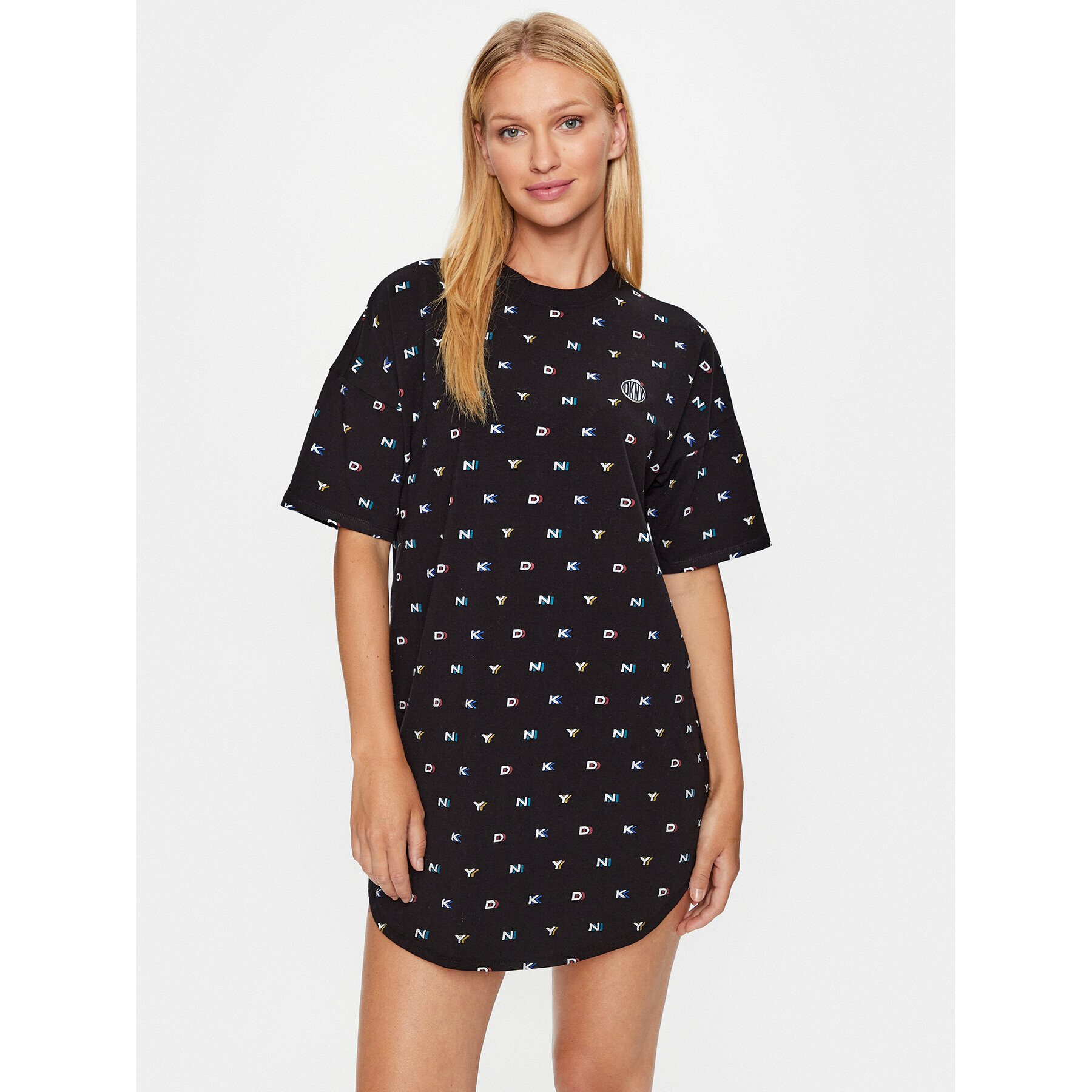 DKNY Hálóing YI2322590 Fekete Relaxed Fit - Pepit.hu