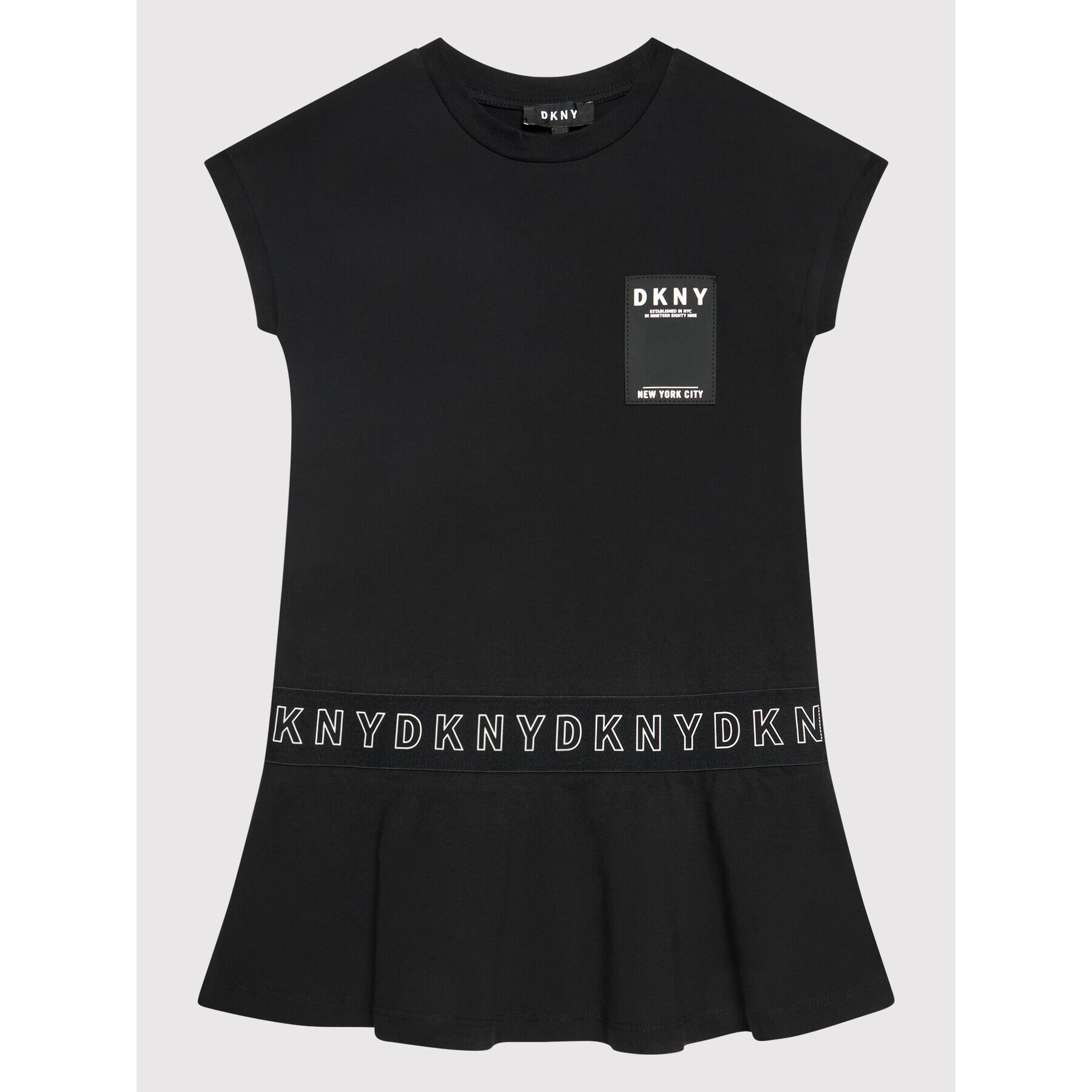 DKNY Hétköznapi ruha D32821 S Fekete Regular Fit - Pepit.hu