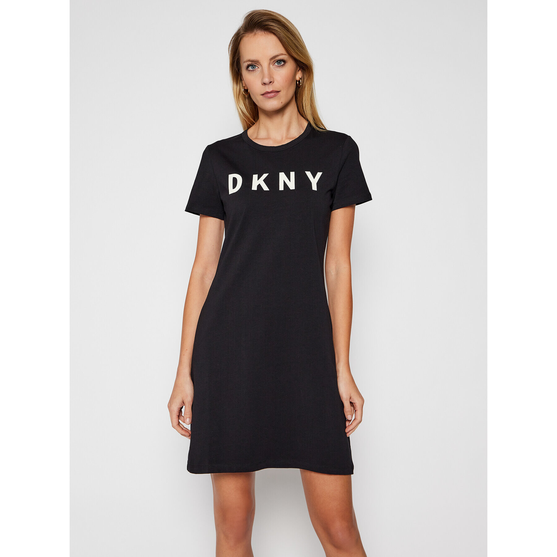 DKNY Hétköznapi ruha DD0AN421 Fekete Regular Fit - Pepit.hu