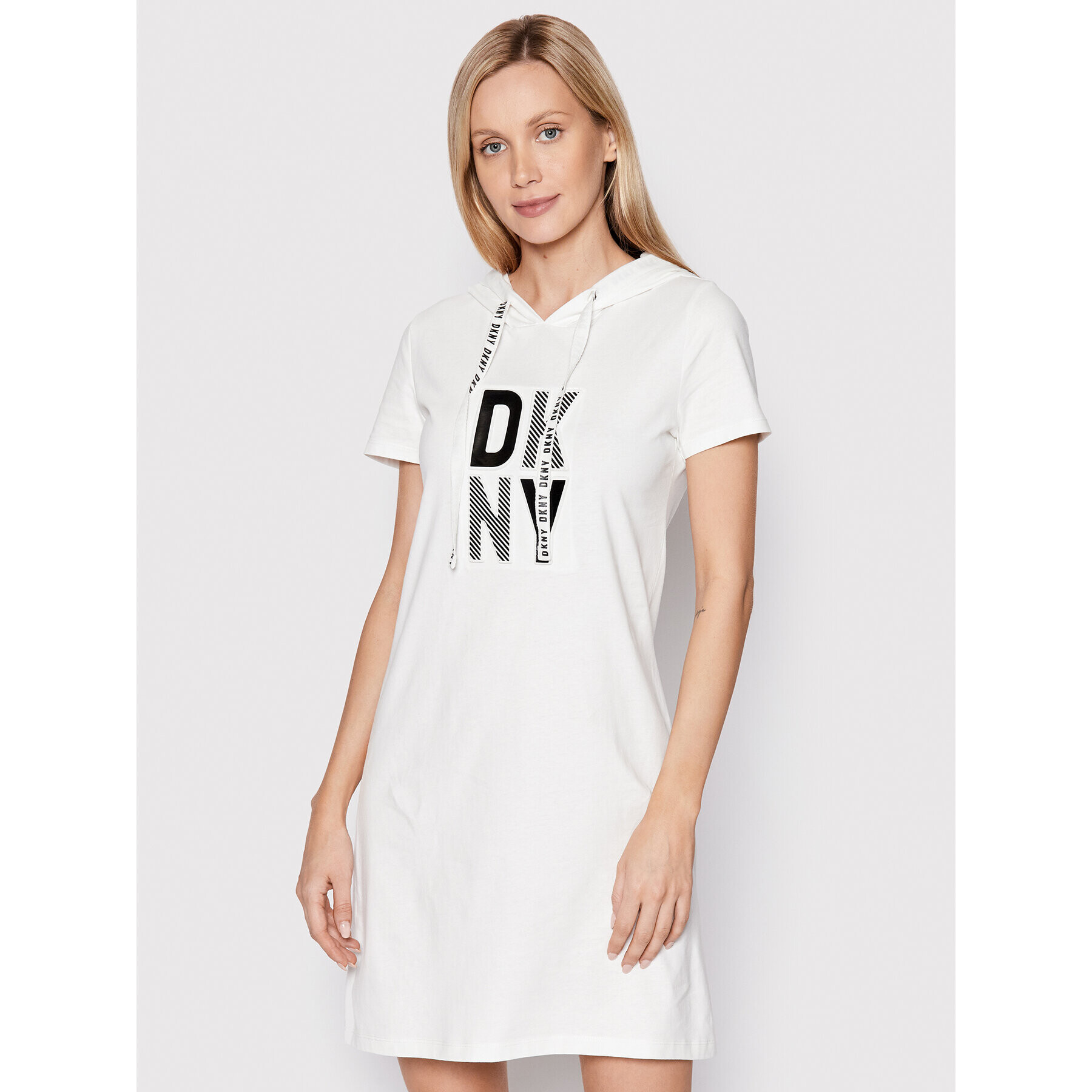 DKNY Hétköznapi ruha DD2A3218 Fehér Regular Fit - Pepit.hu