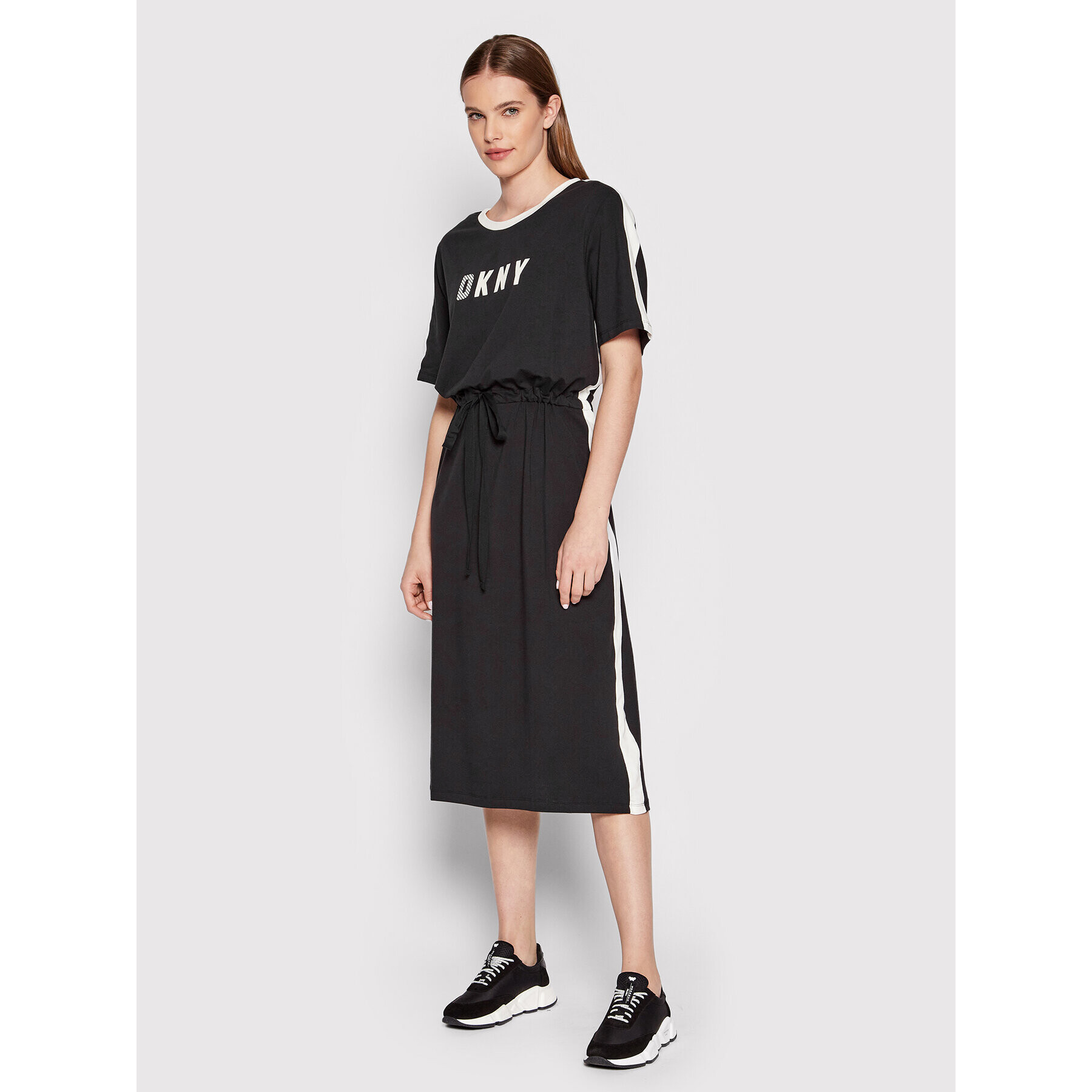 DKNY Hétköznapi ruha DD2ANO8A Fekete Regular Fit - Pepit.hu