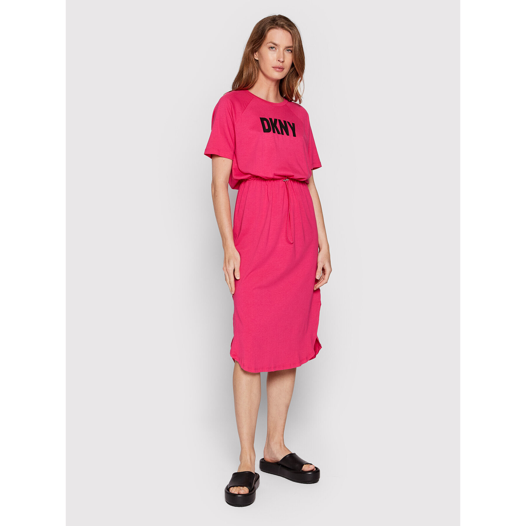 DKNY Hétköznapi ruha P2BD7EGQ Rózsaszín Regular Fit - Pepit.hu