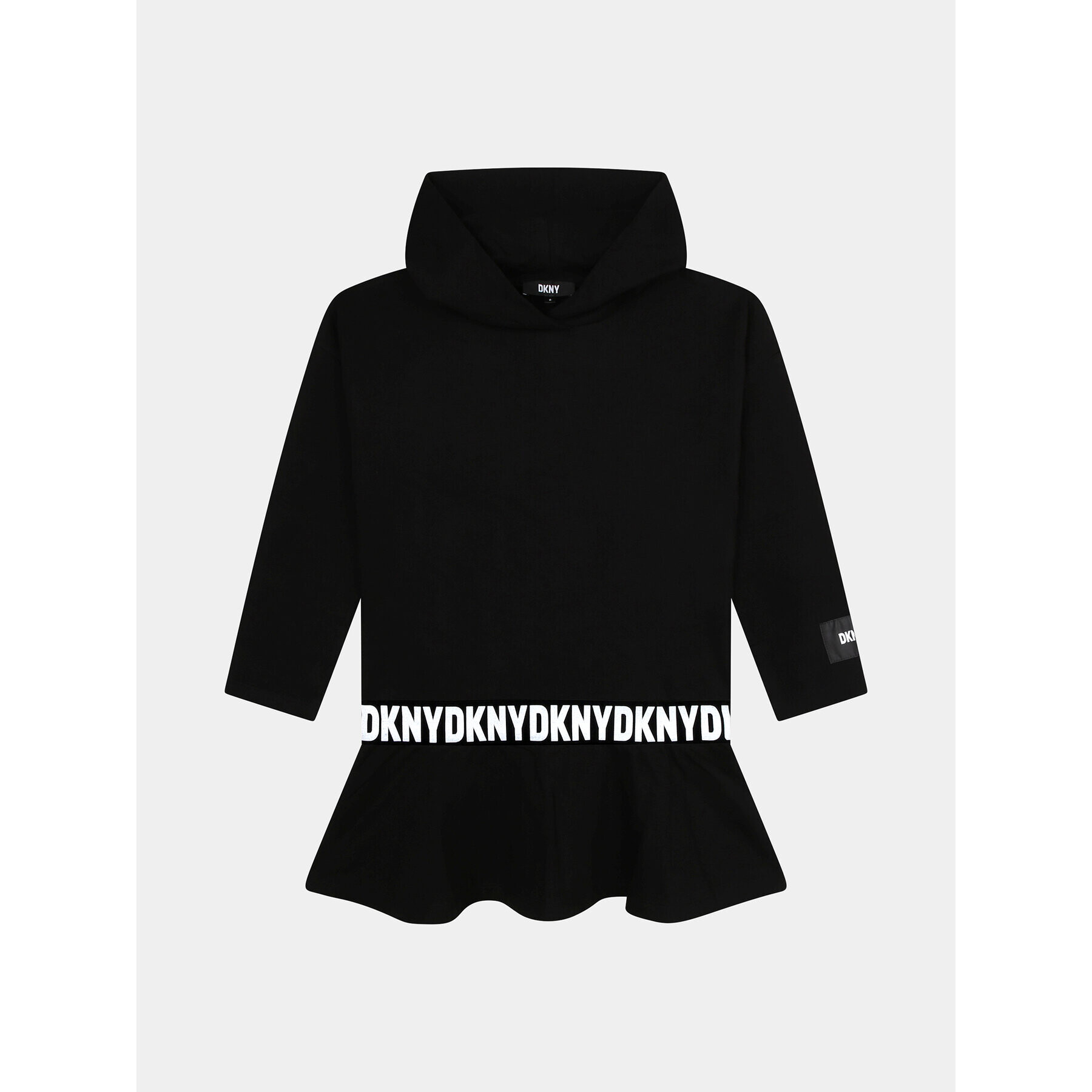 DKNY Kötött ruha D32905 D Fekete Regular Fit - Pepit.hu