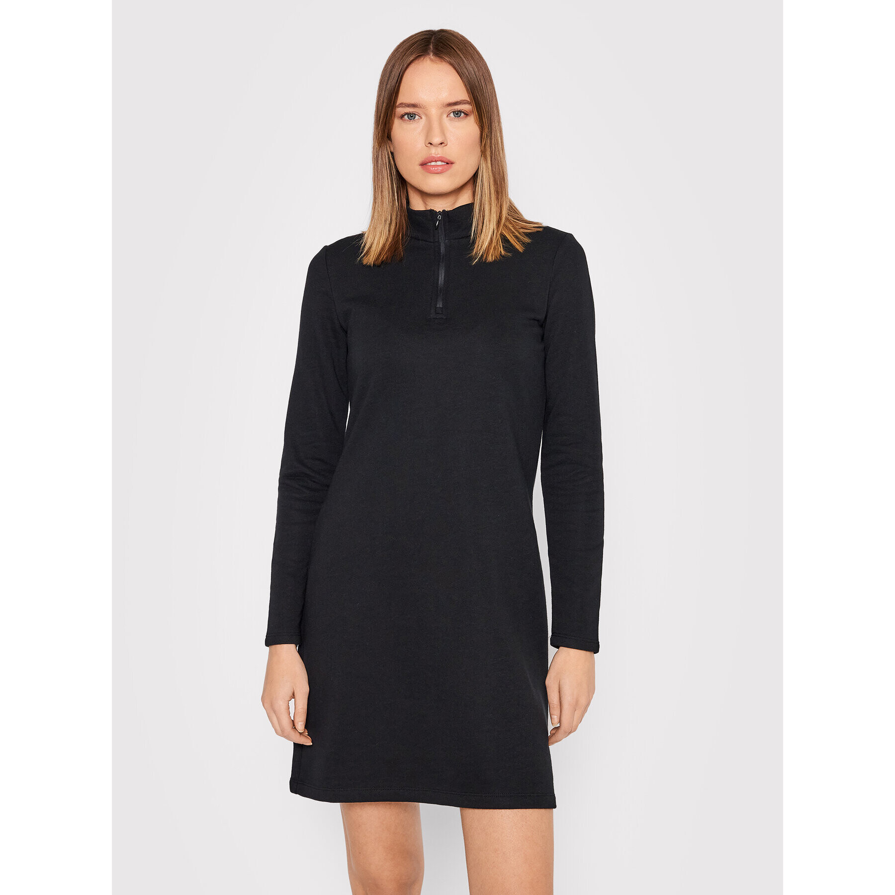 DKNY Kötött ruha DD1GN47E Fekete Regular Fit - Pepit.hu