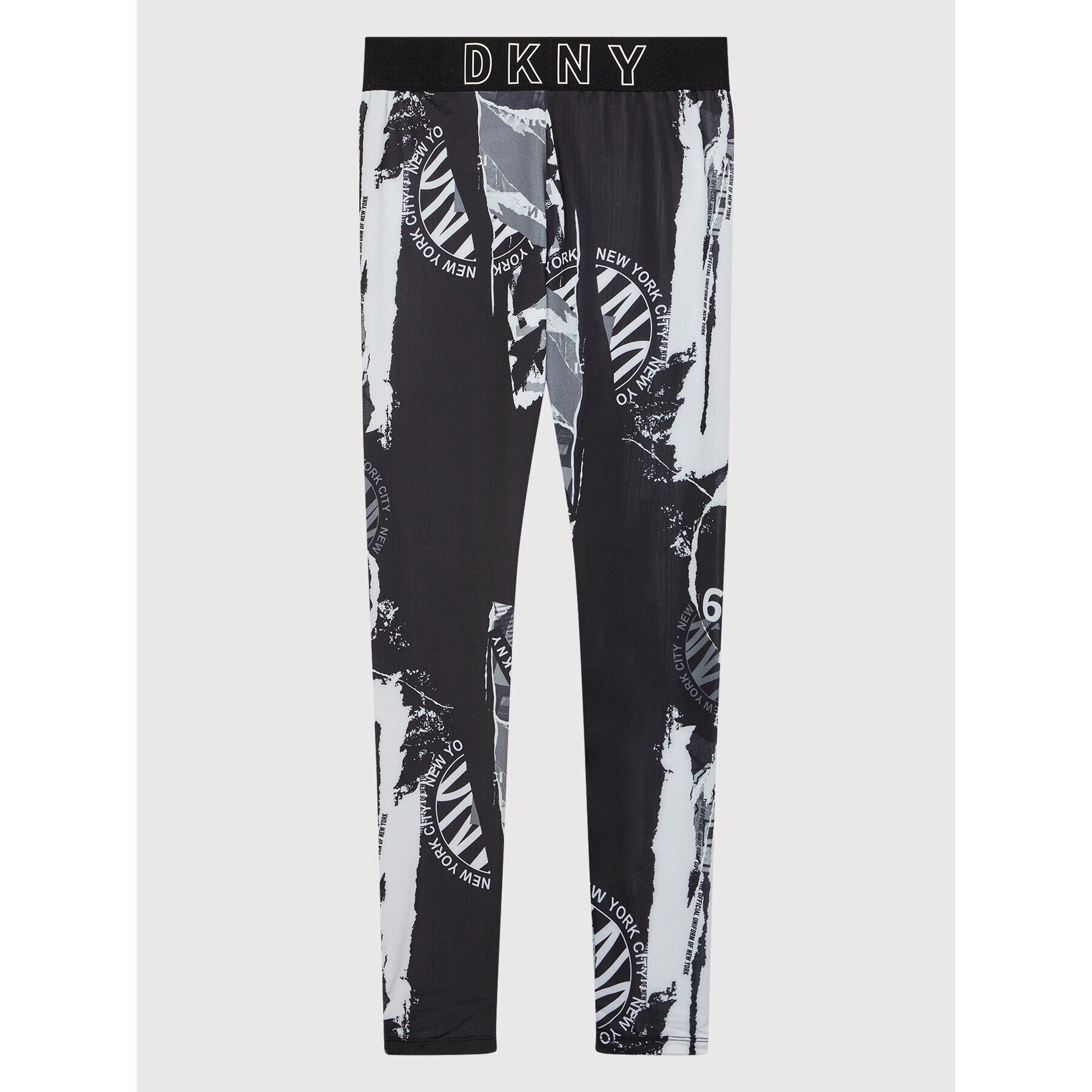 DKNY Leggings D34A43 S Fekete Slim Fit - Pepit.hu